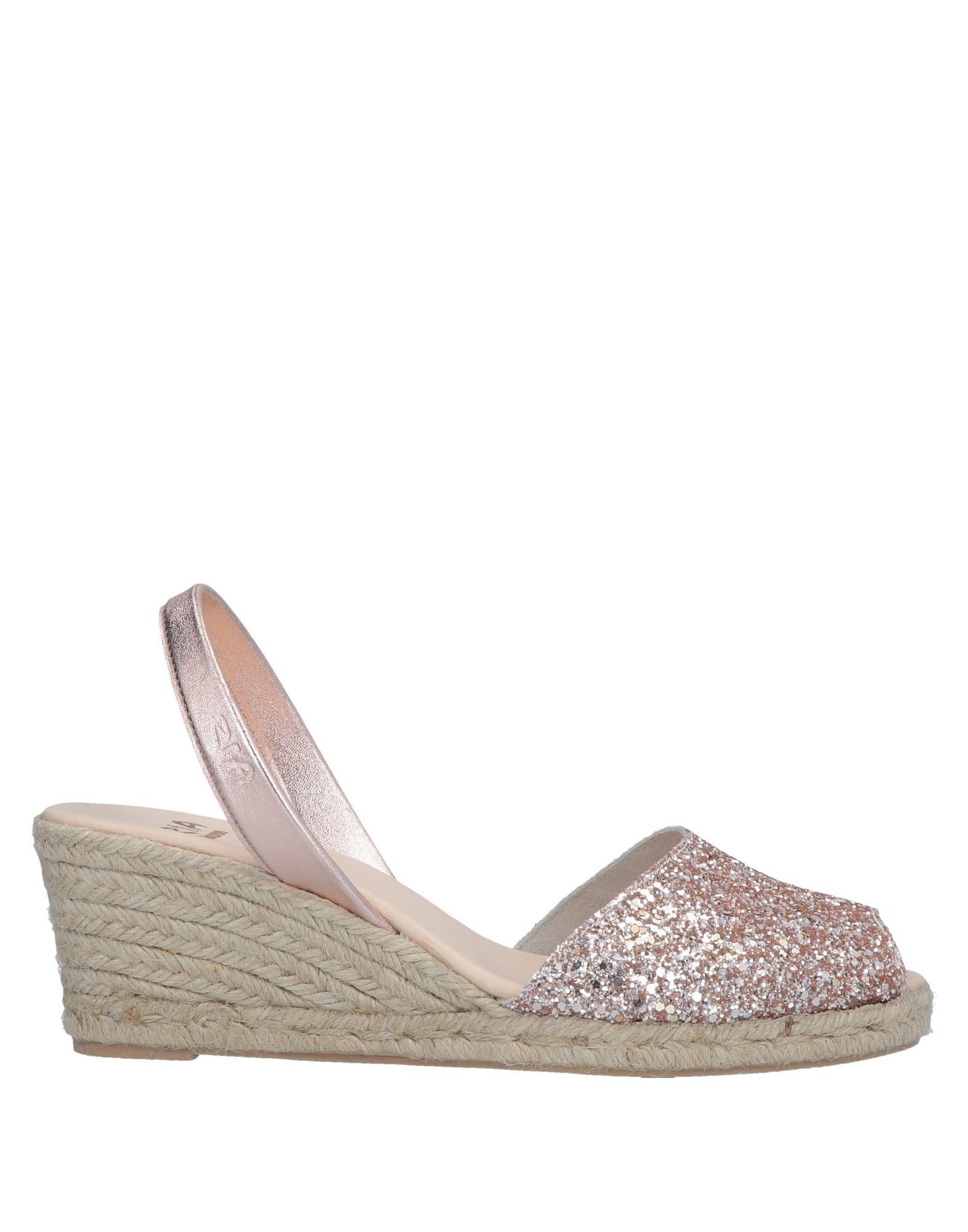 Ria Menorca Leather Espadrilles in Light Pink (Pink) - Lyst