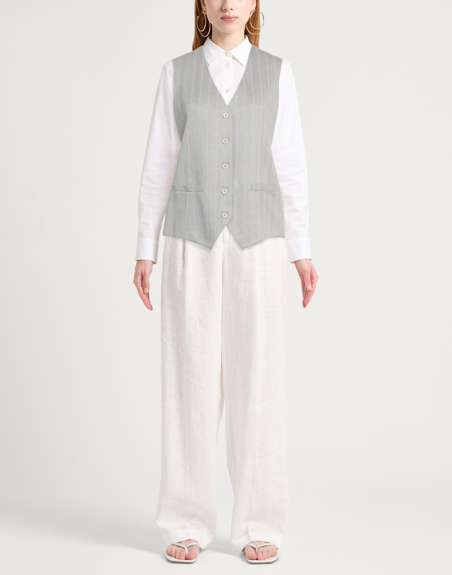 ベスト・ジレ CIRCOLO 1901 Women Vests FD3486 BLUE Grey Circolo 1901 Waistcoats and gilets for Women | Online Sale