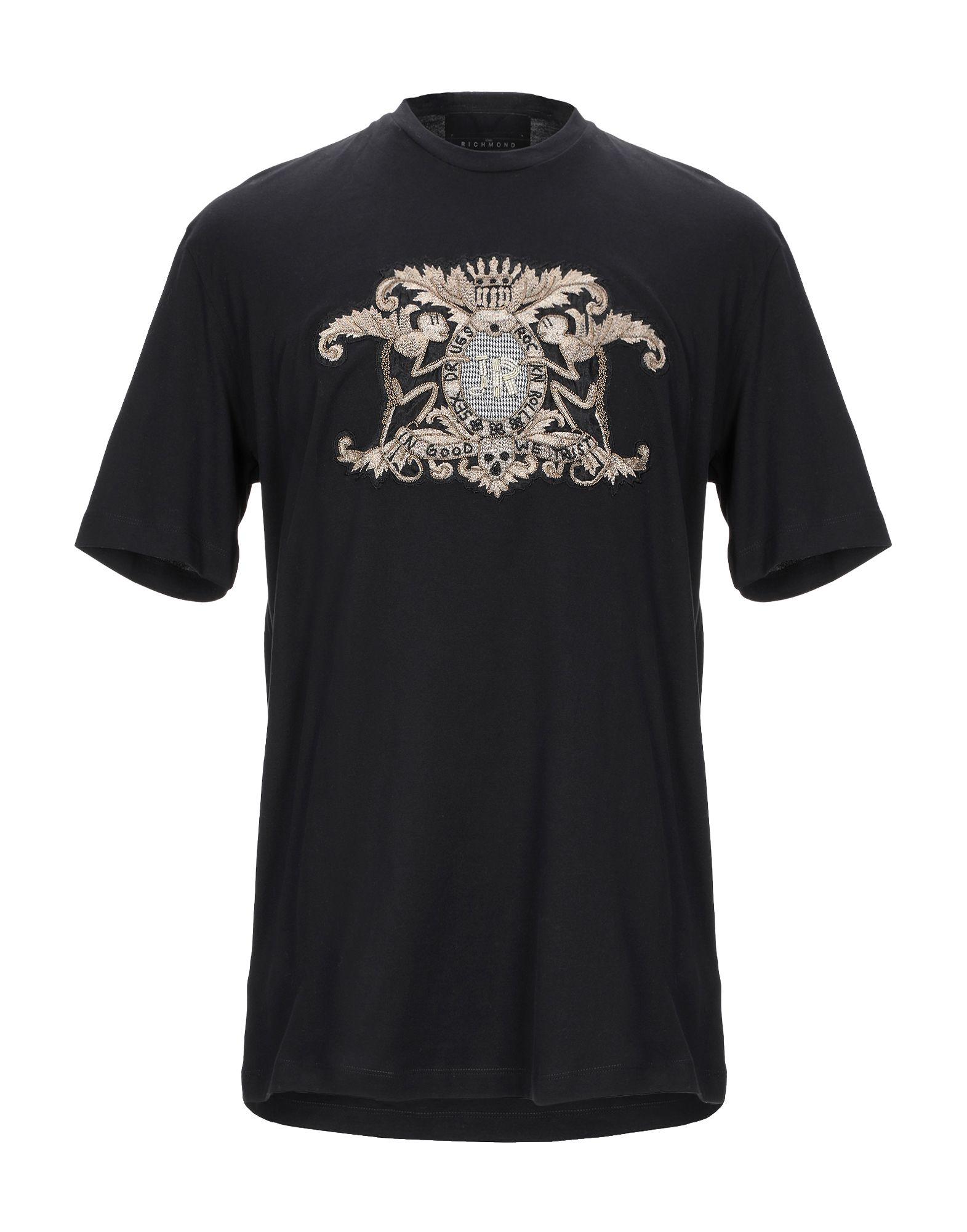 John Richmond T-shirt in Black for Men - Lyst