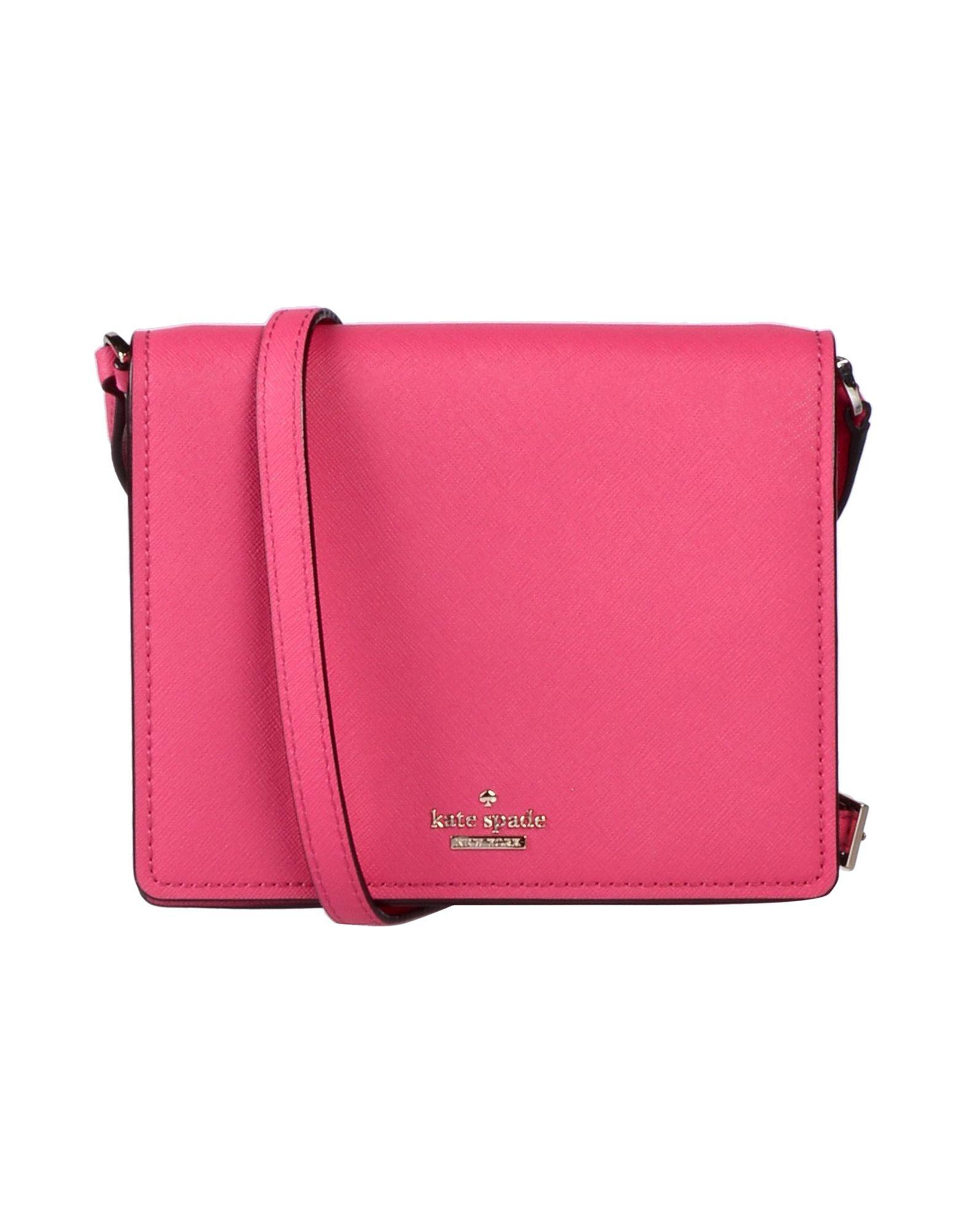 Kate Spade Leather Crossbody Bag in Fuchsia (Pink) Lyst
