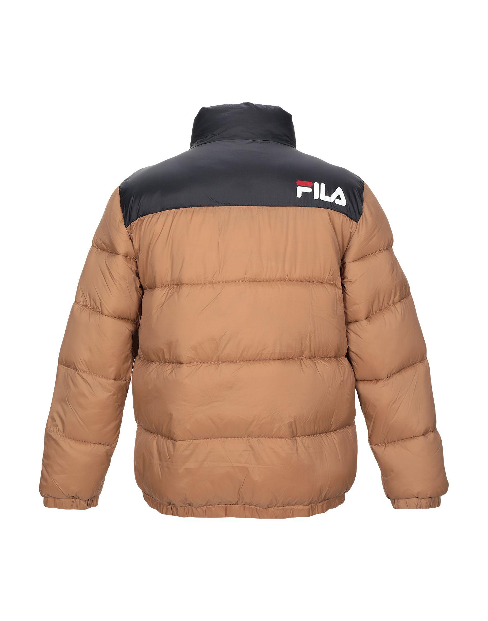 Fila Synthetic Down Jacket in Camel (Green) for Men Lyst
