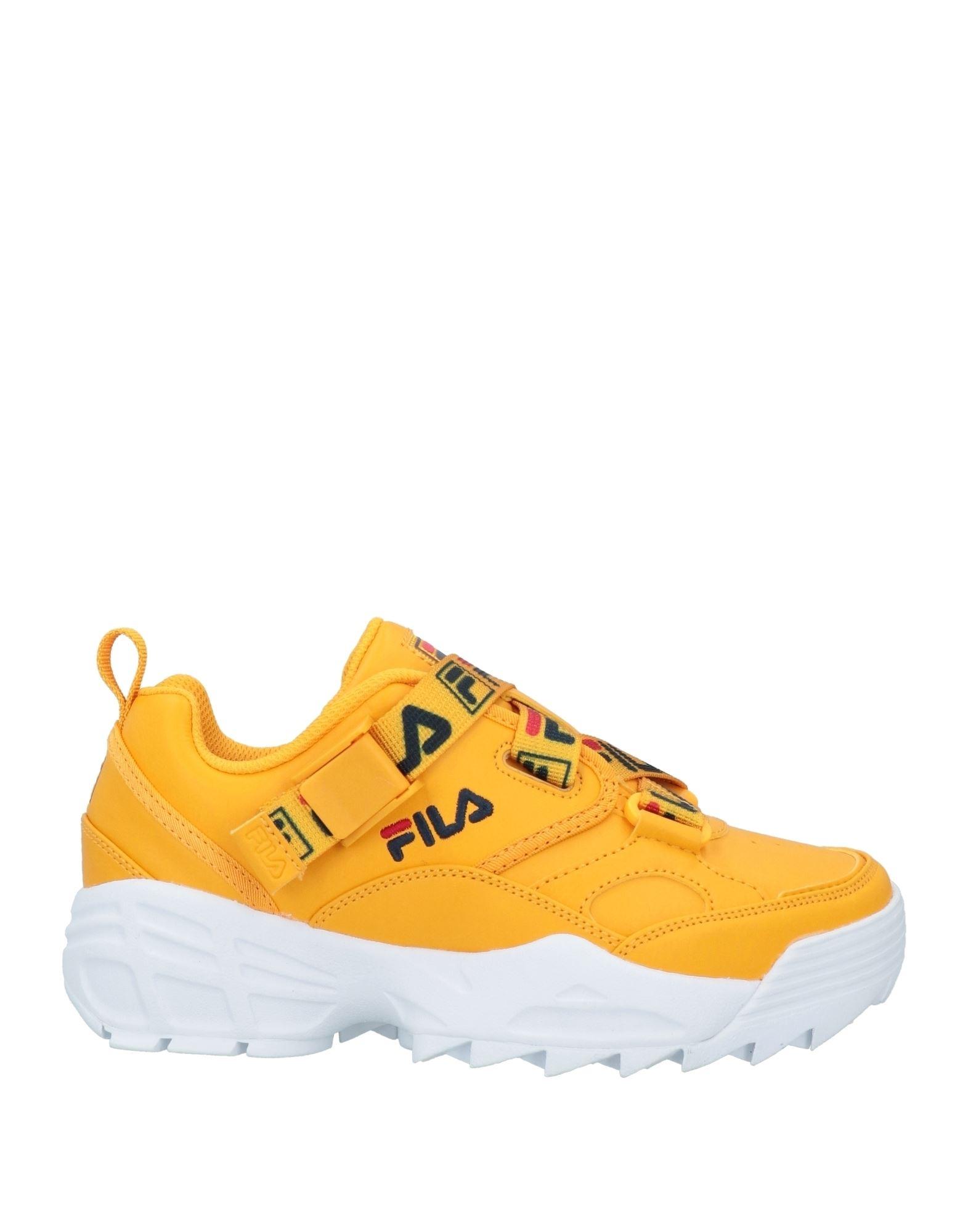 Fila Trainers in Yellow | Lyst
