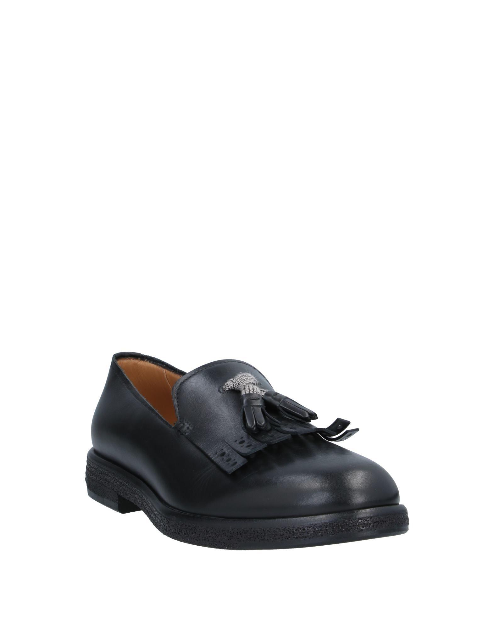 Giorgio Armani Leather Loafer in Black for Men - Lyst