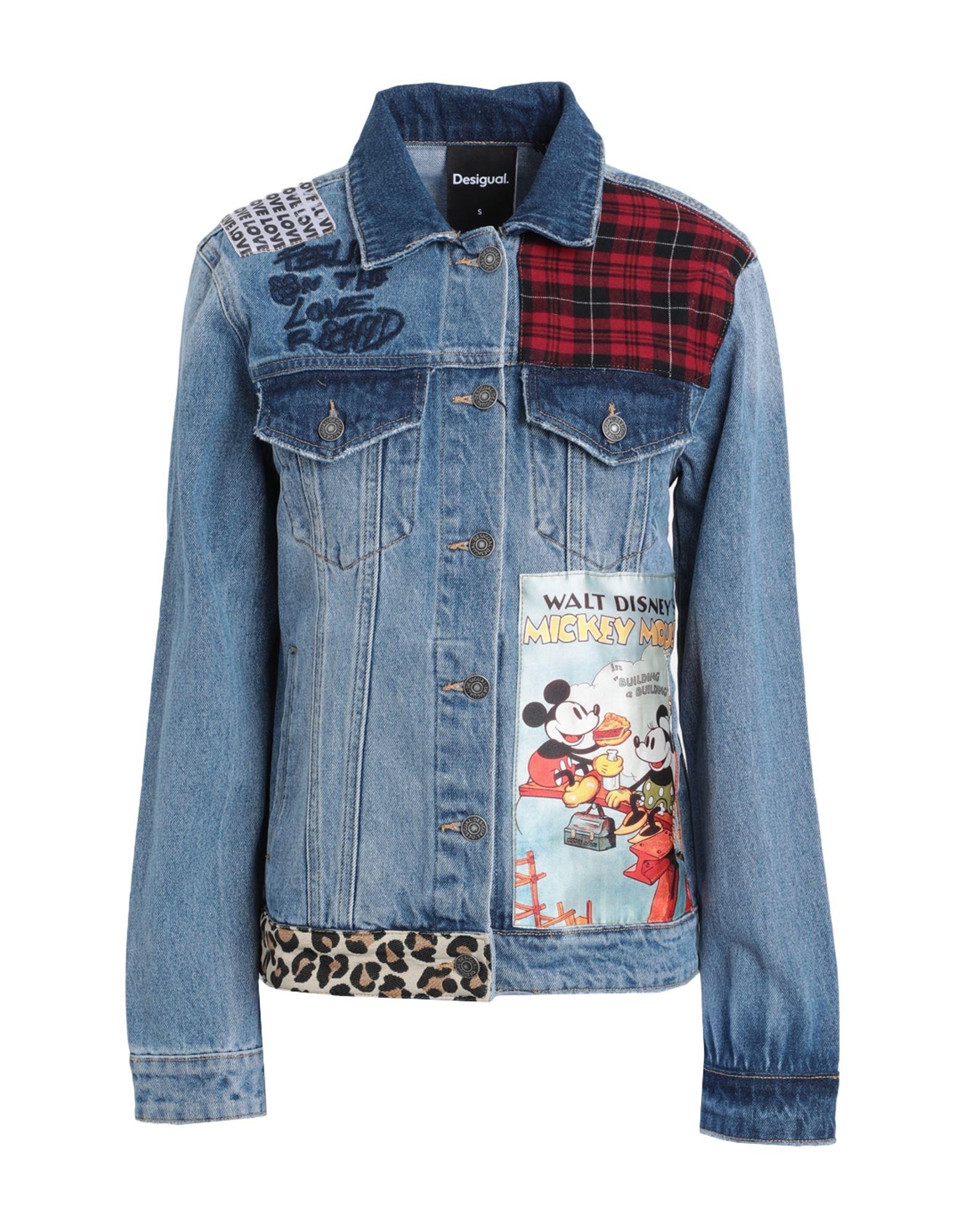 Jacke Damen Mickey Mouse Jeansjacke DISNEY Mickey Mouse Blue Denim
