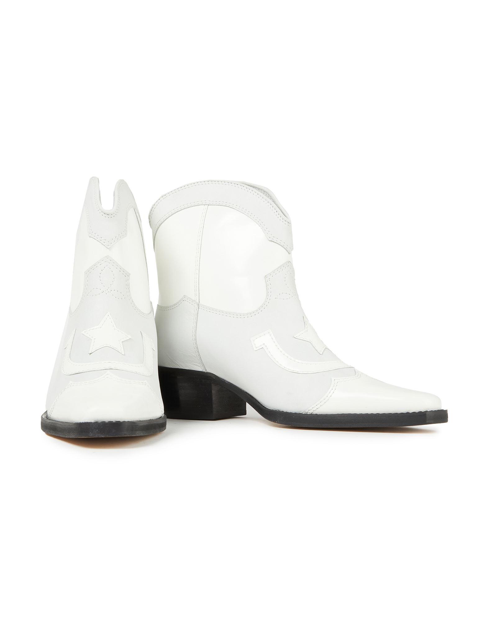 Ganni Ankle Boots in White | Lyst