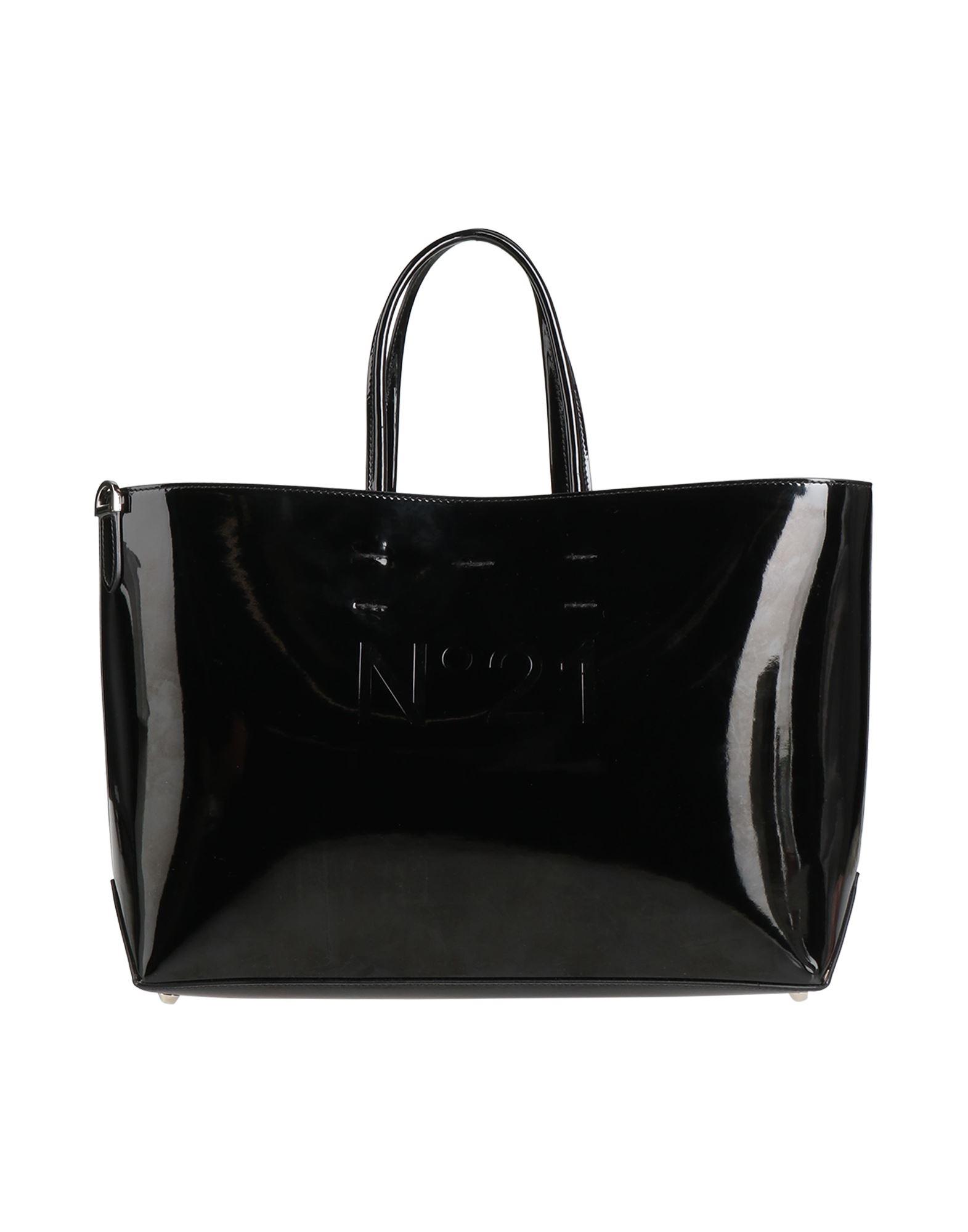 N°21 EXCLUSIVE VERTICAL SHOPPER n21-Black-Handbag-Leather.jpeg