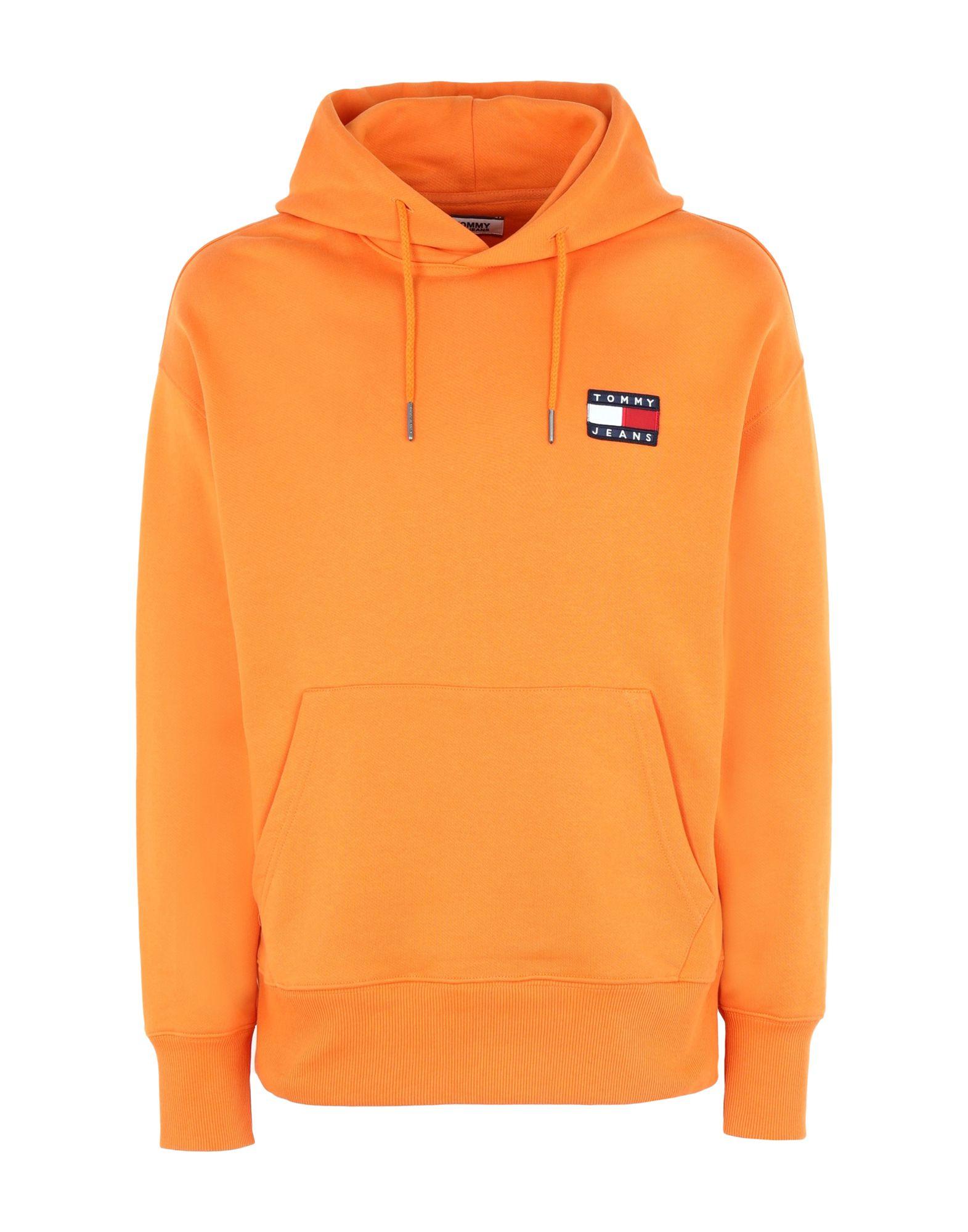 tommy hoodie orange