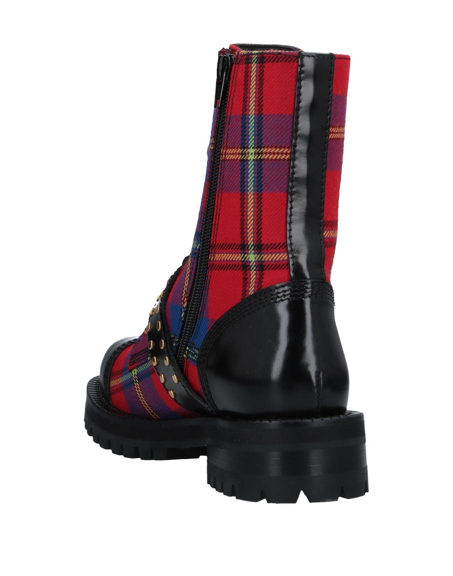 versace red boots