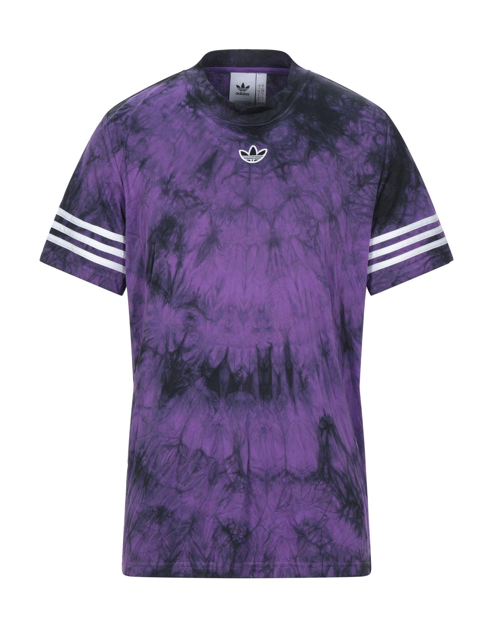 purple adidas shirt