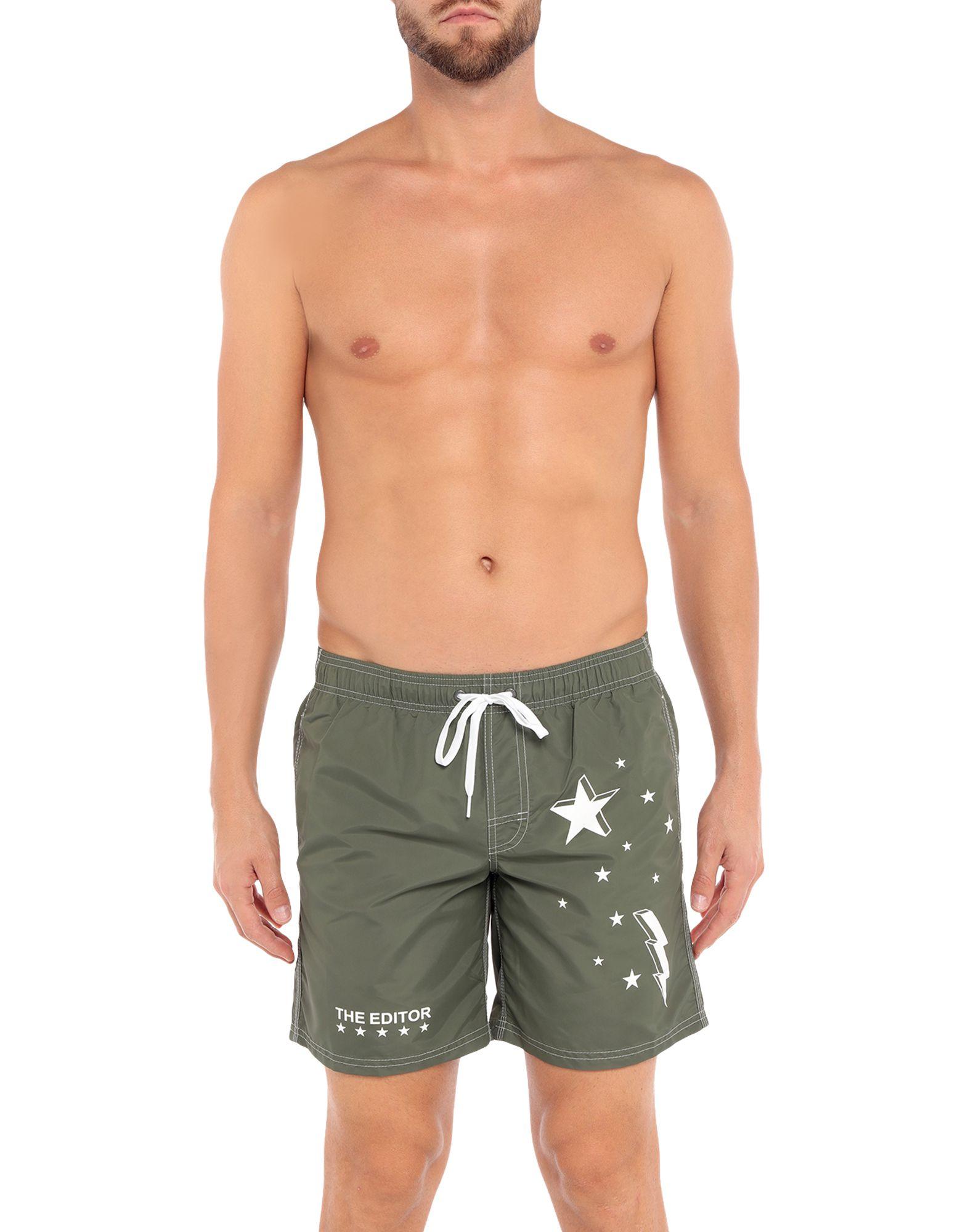 Sundek Synthetic Swim Trunks in Military Green (Green) for Men Lyst