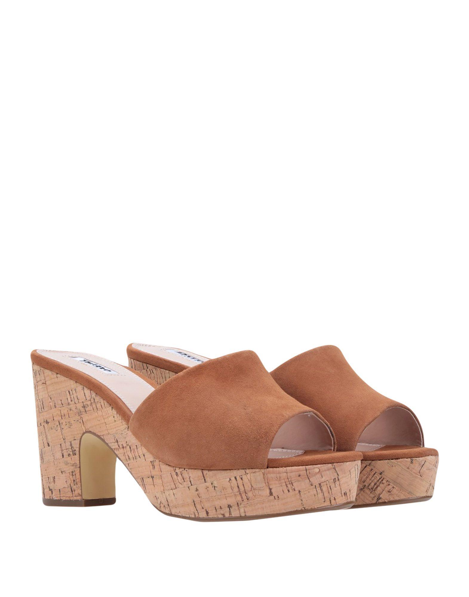 Dune Suede Mules in Camel (Brown) - Lyst