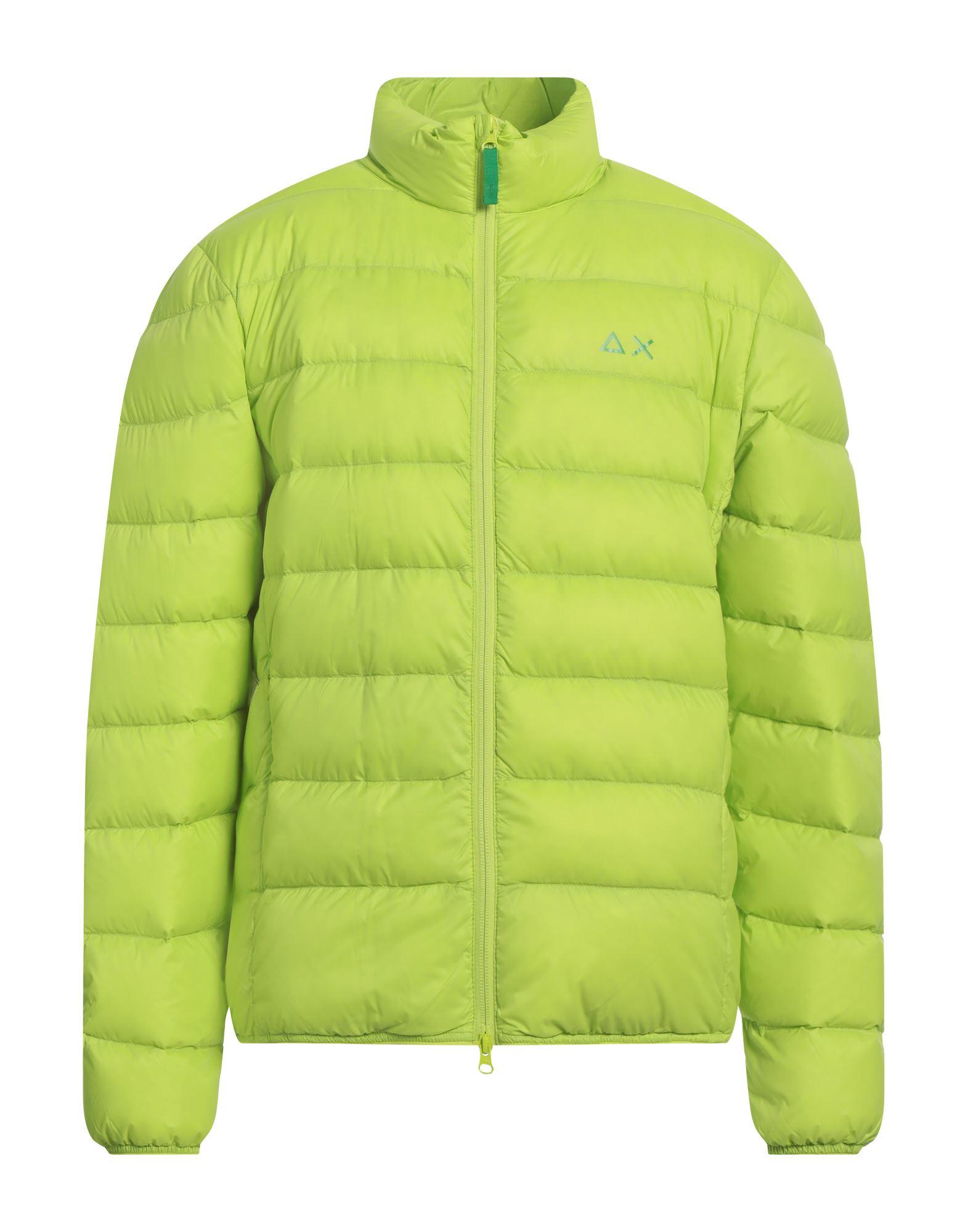 Jacket Sun68 Lime Puffer Jacket Piumini Sun 68 Sun 68 Piumino In