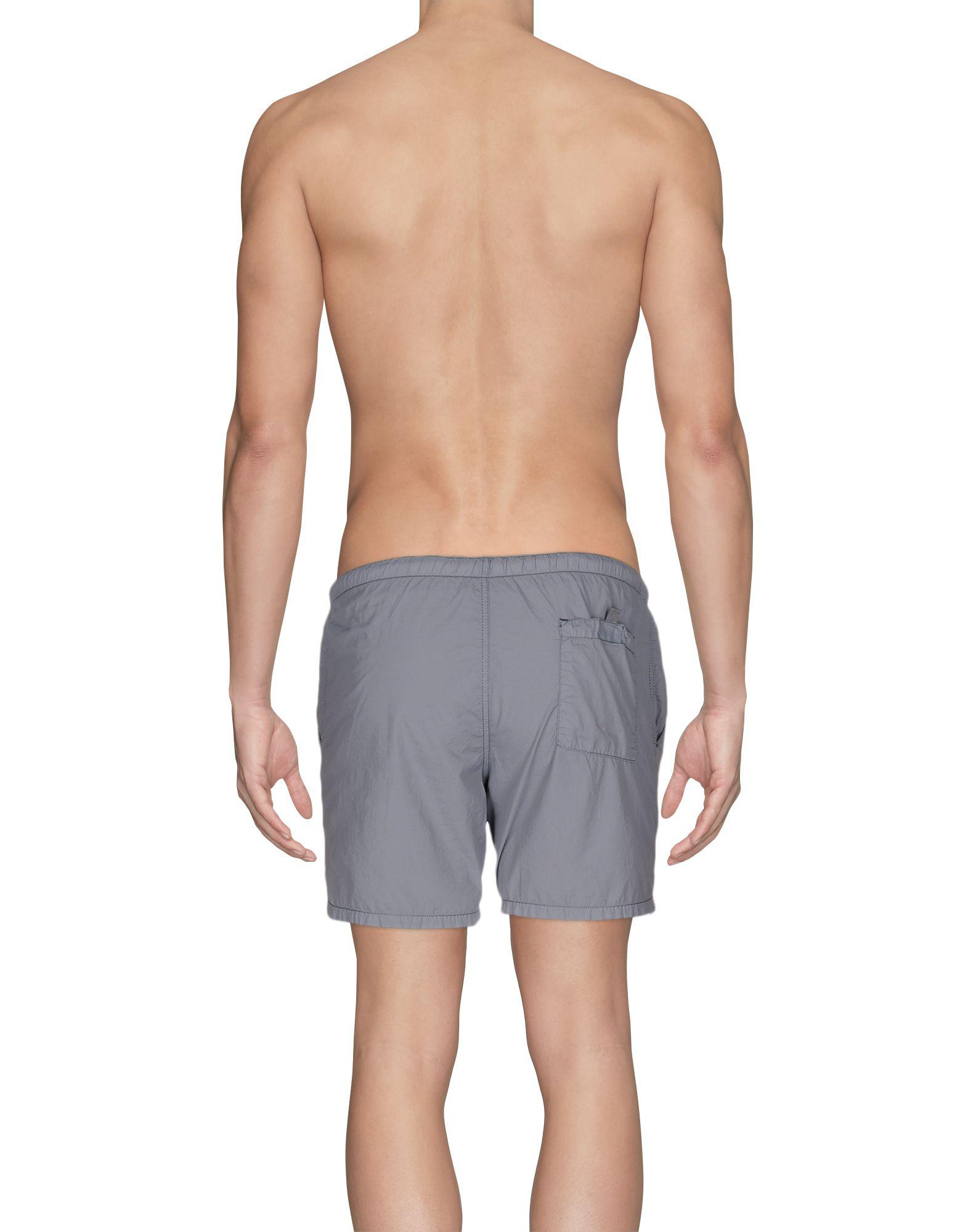 Drumohr Synthetic Swim Trunks in Grey (Gray) for Men Lyst