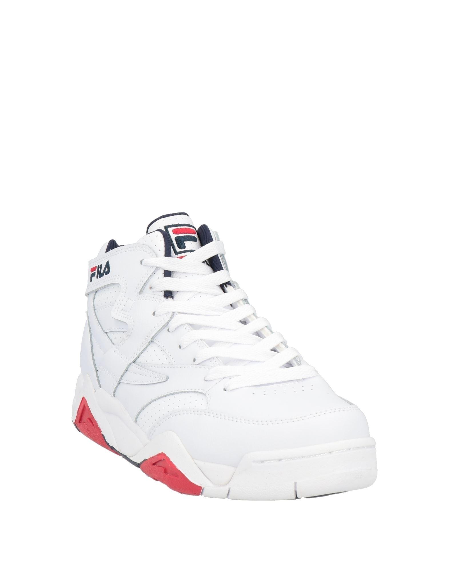 Mens fila top white sneakers