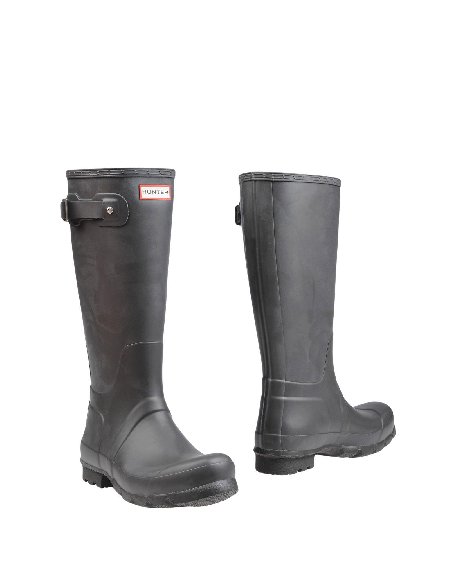 HUNTER Rubber Boots in Grey (Gray) for Men Lyst