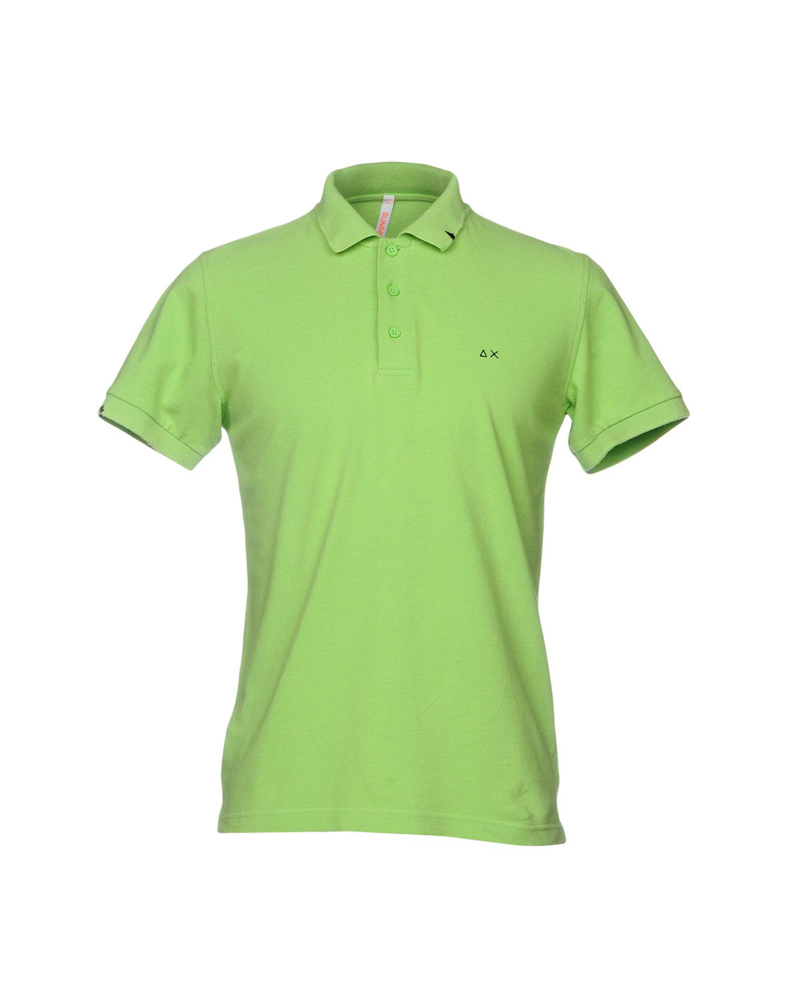 Sun 68 Cotton Polo Shirt in Light Green (Green) for Men - Lyst