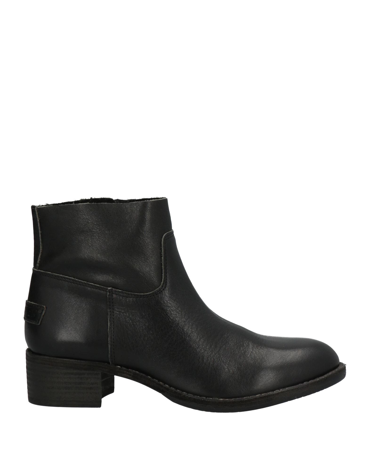 Shabbies Amsterdam Ankle Boots in Black | Lyst