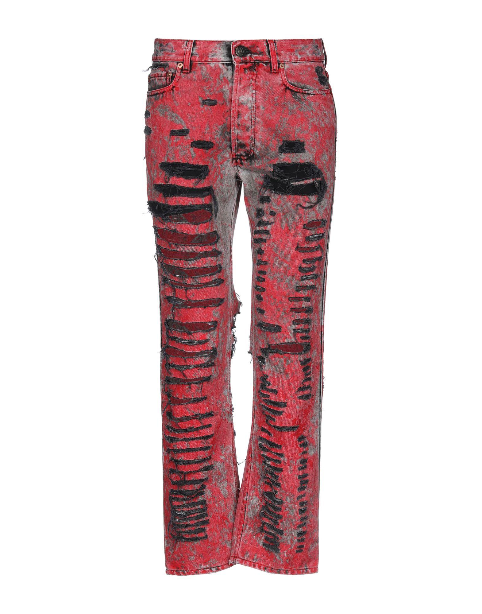 gucci red jeans