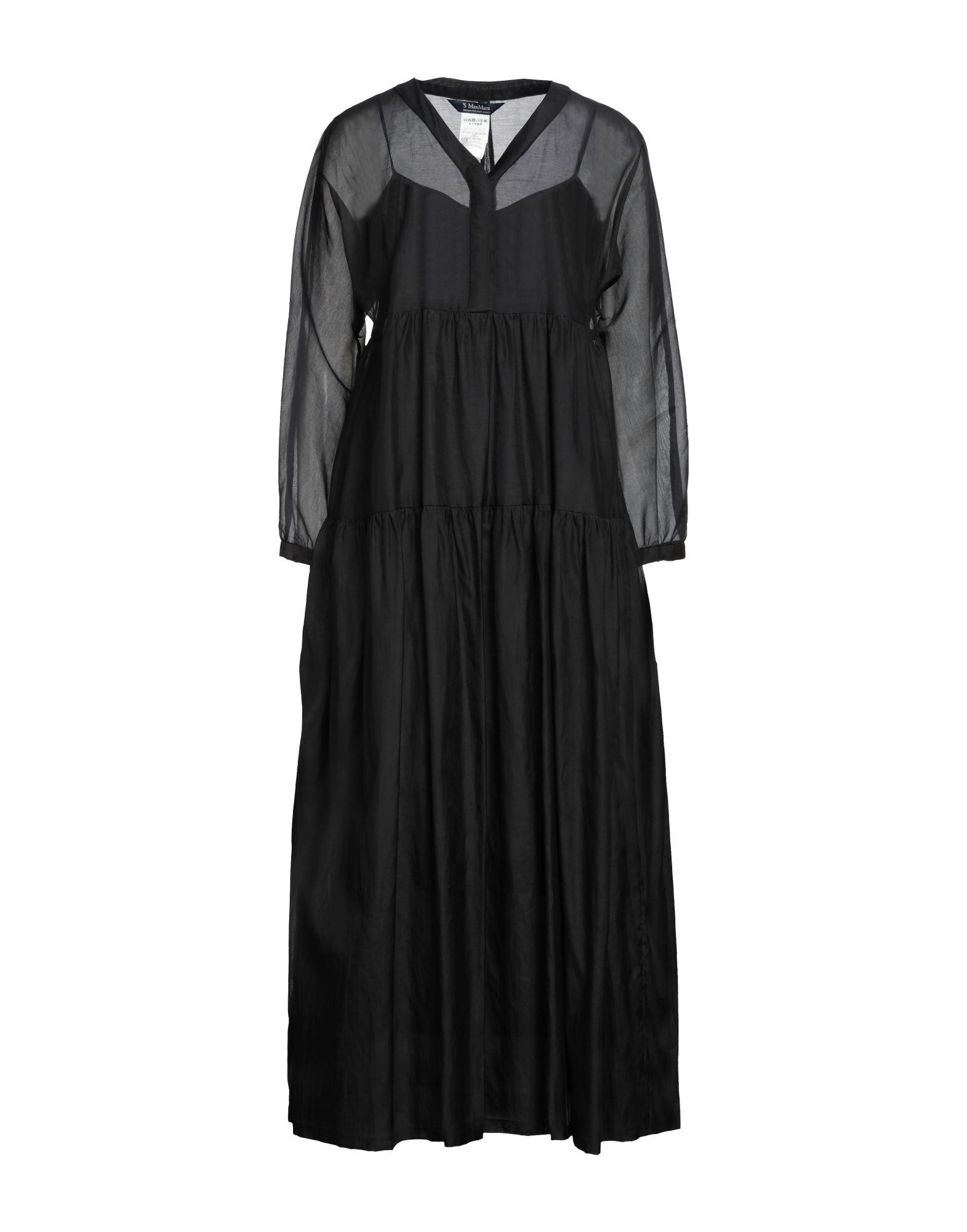 Max Mara Midi Dress in Black Lyst