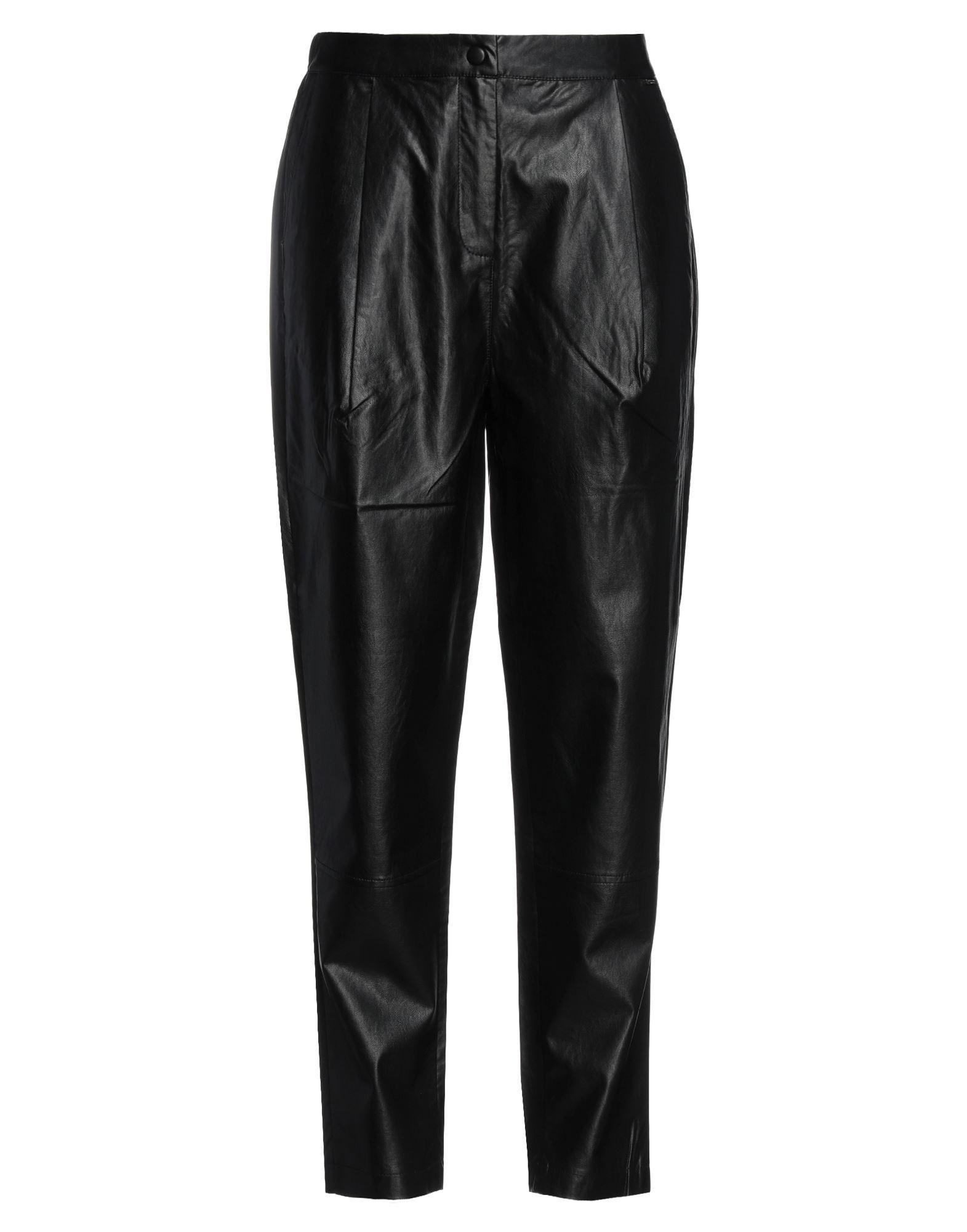 LE COEUR TWINSET Synthetic Pants in Black | Lyst