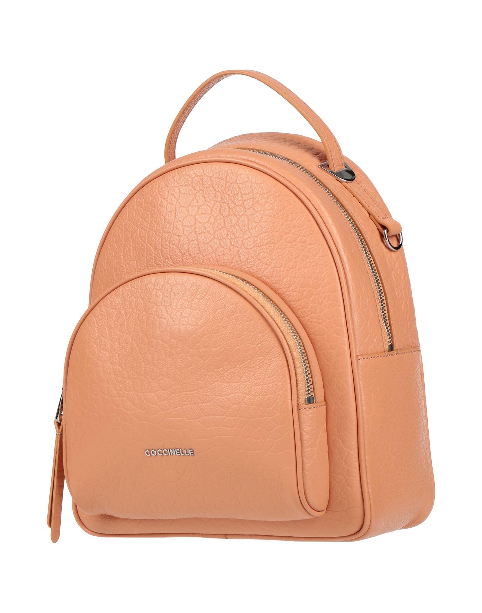 Coccinelle Leather Rucksack in Camel (Natural) | Lyst UK