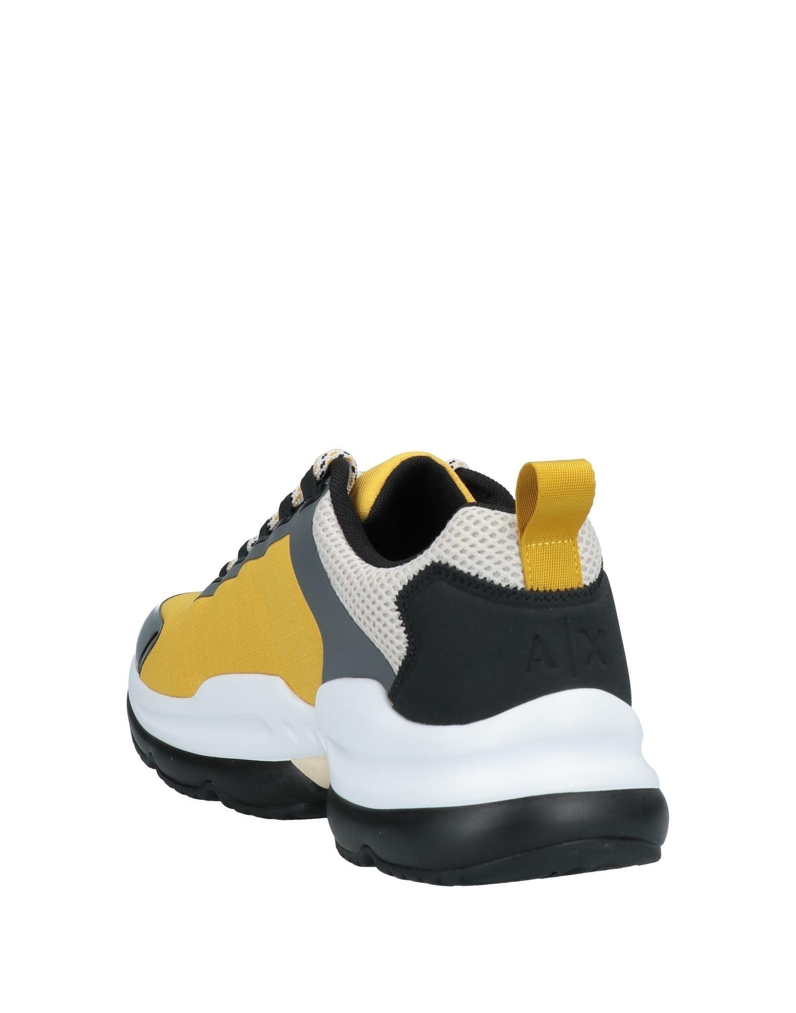 Armani Exchange Trainers in Yellow for Men | Lyst