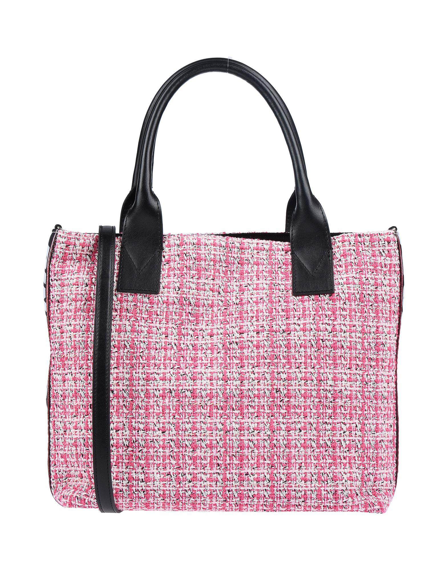 Pinko Tweed Handbag in Pink Lyst
