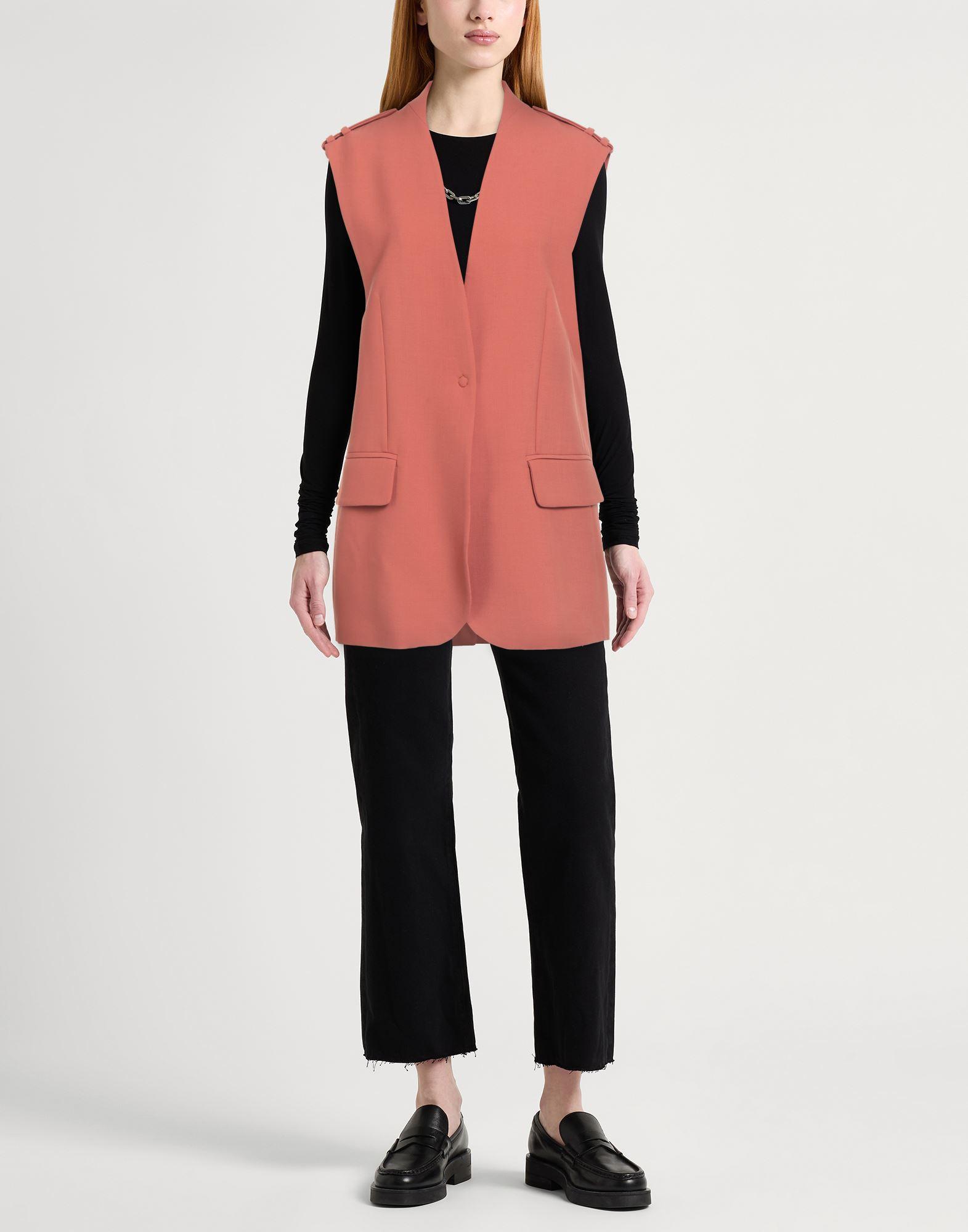 アウターその他 SEMICOUTURE Viscose blazer with striped motif Rosa without_model_small.png