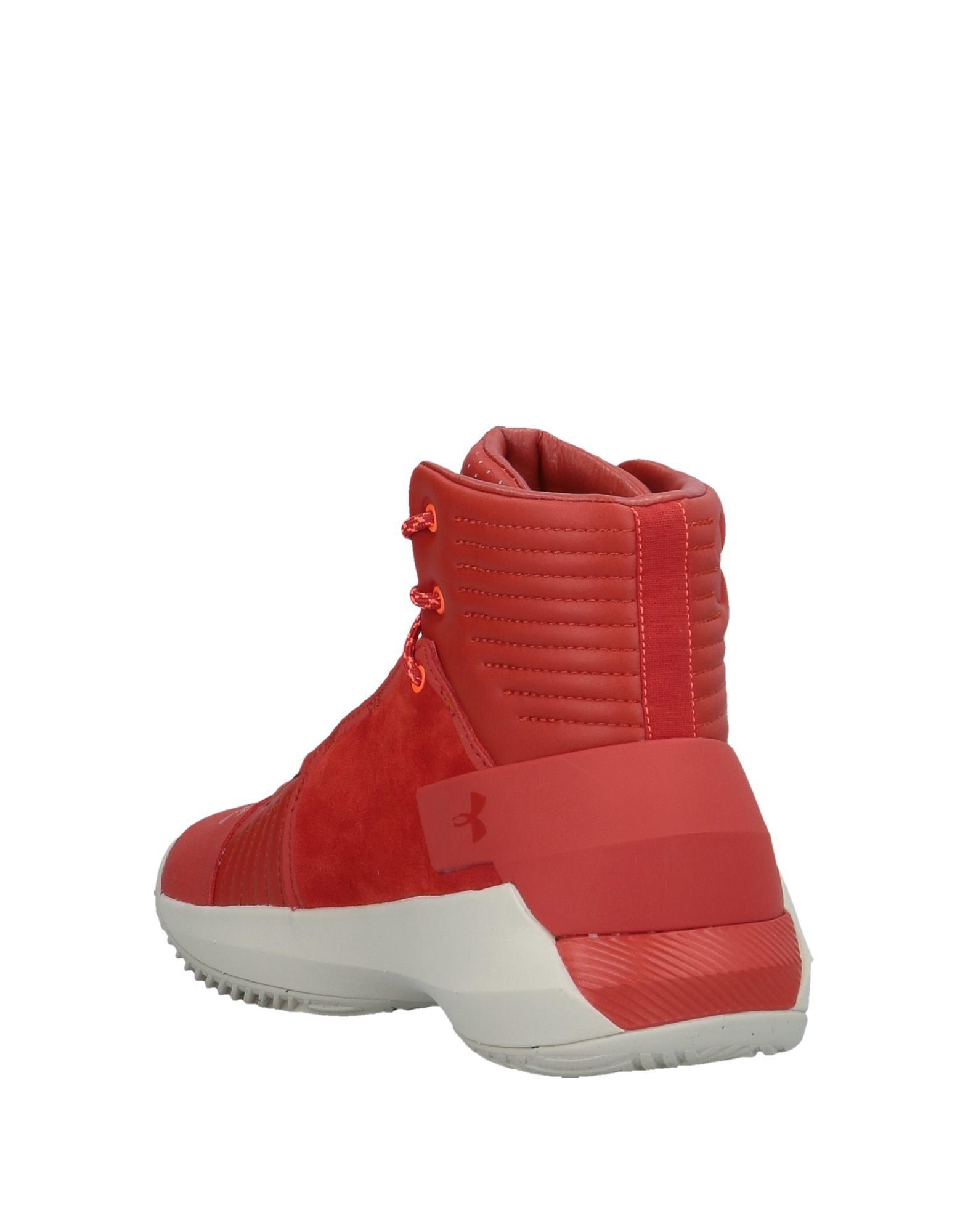 under armour red high tops