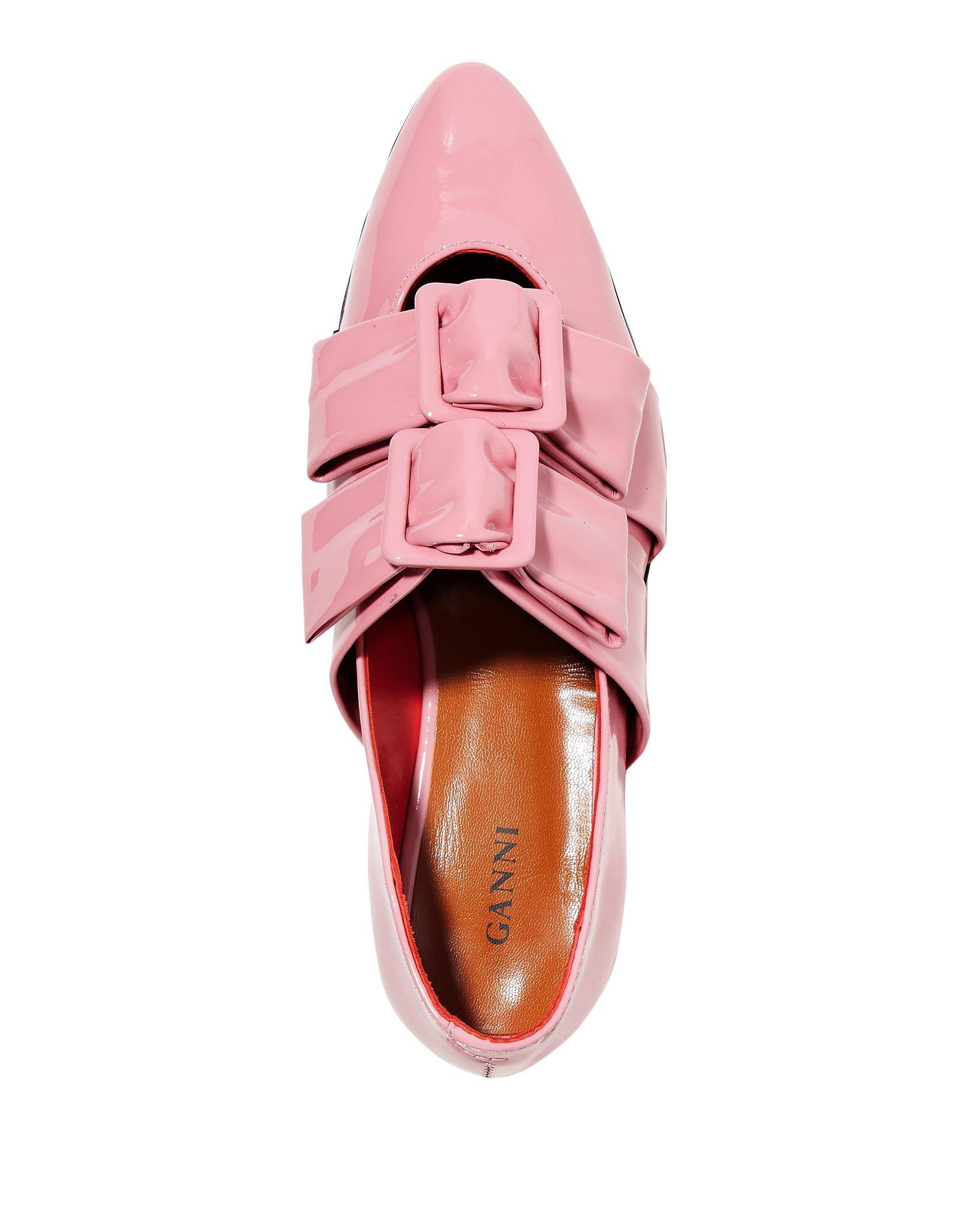 ganni sandals pink