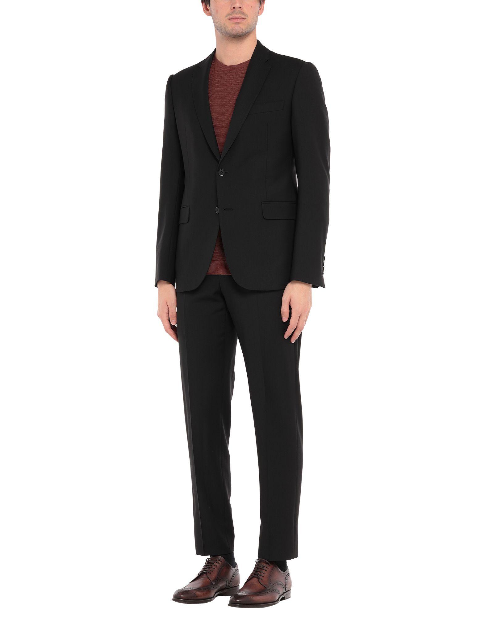 Emporio Armani Suit in Black for Men - Lyst