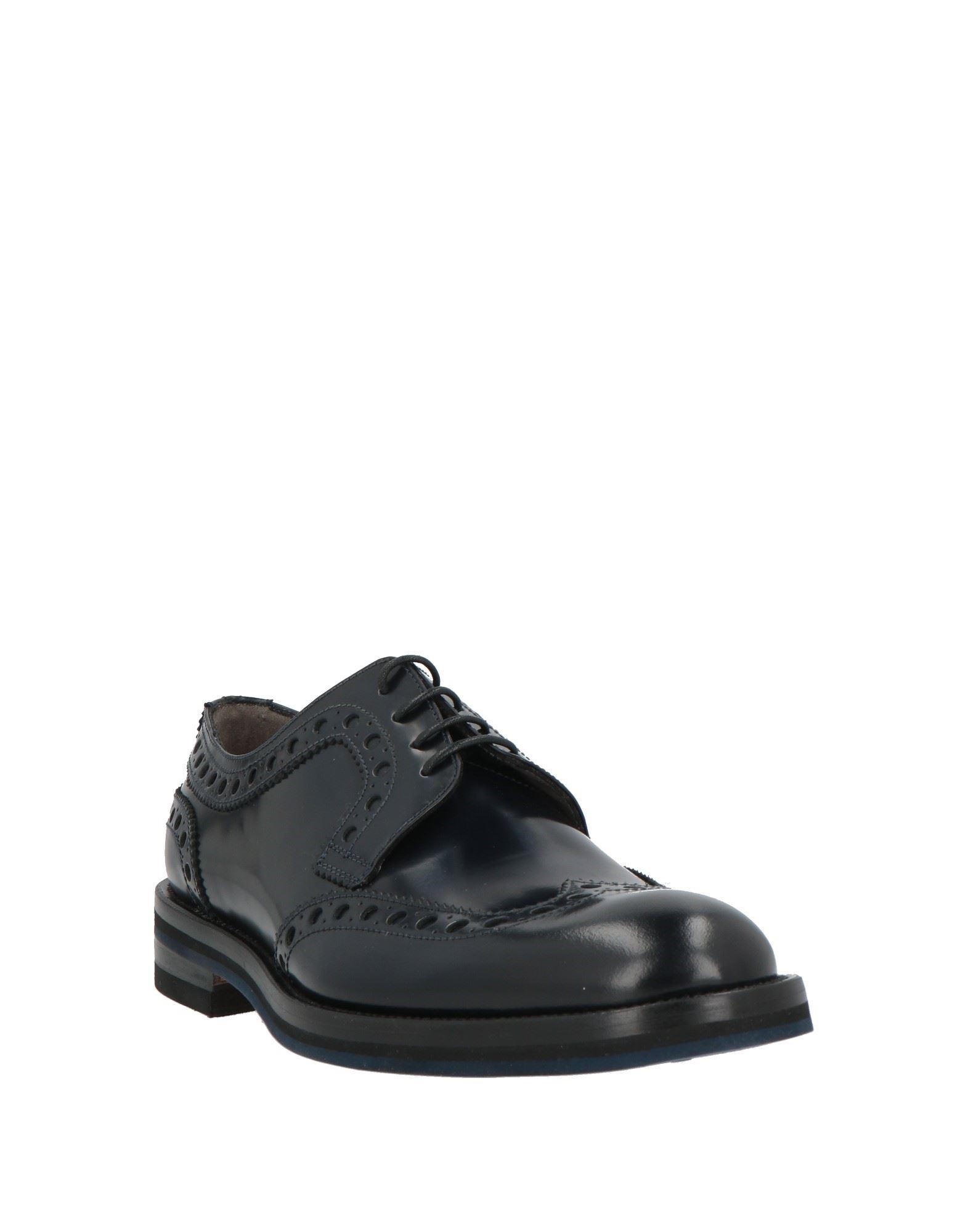 Pollini Oxford Lac-up Men\'s Shoe Sz. 42 1920 Oxford Shoes In Brushed Calfskin Black | Pollini main image 2