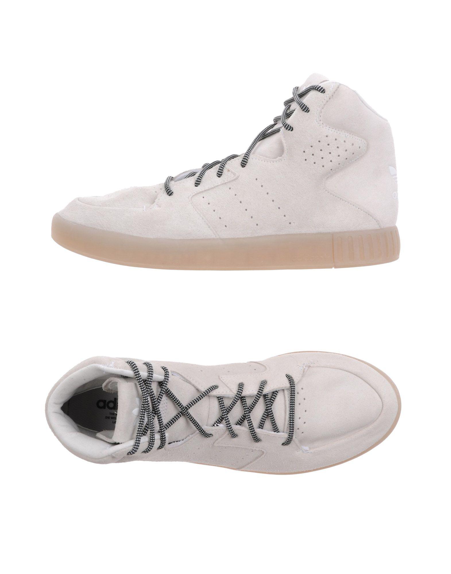 adidas Leather High-tops & Sneakers in Light Grey (Gray) for Men - Lyst