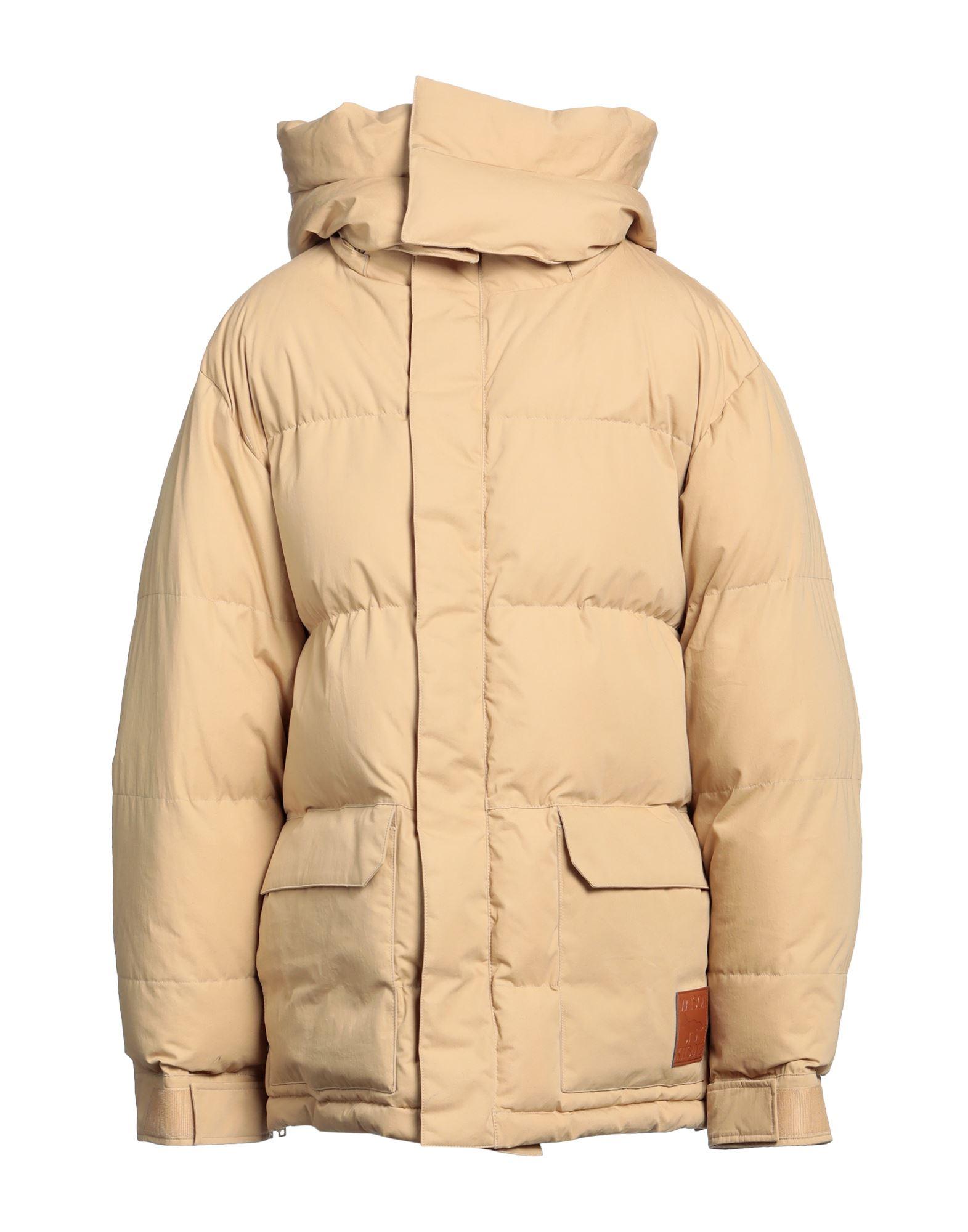 Maison Kitsuné Down Jacket in Natural for Men | Lyst