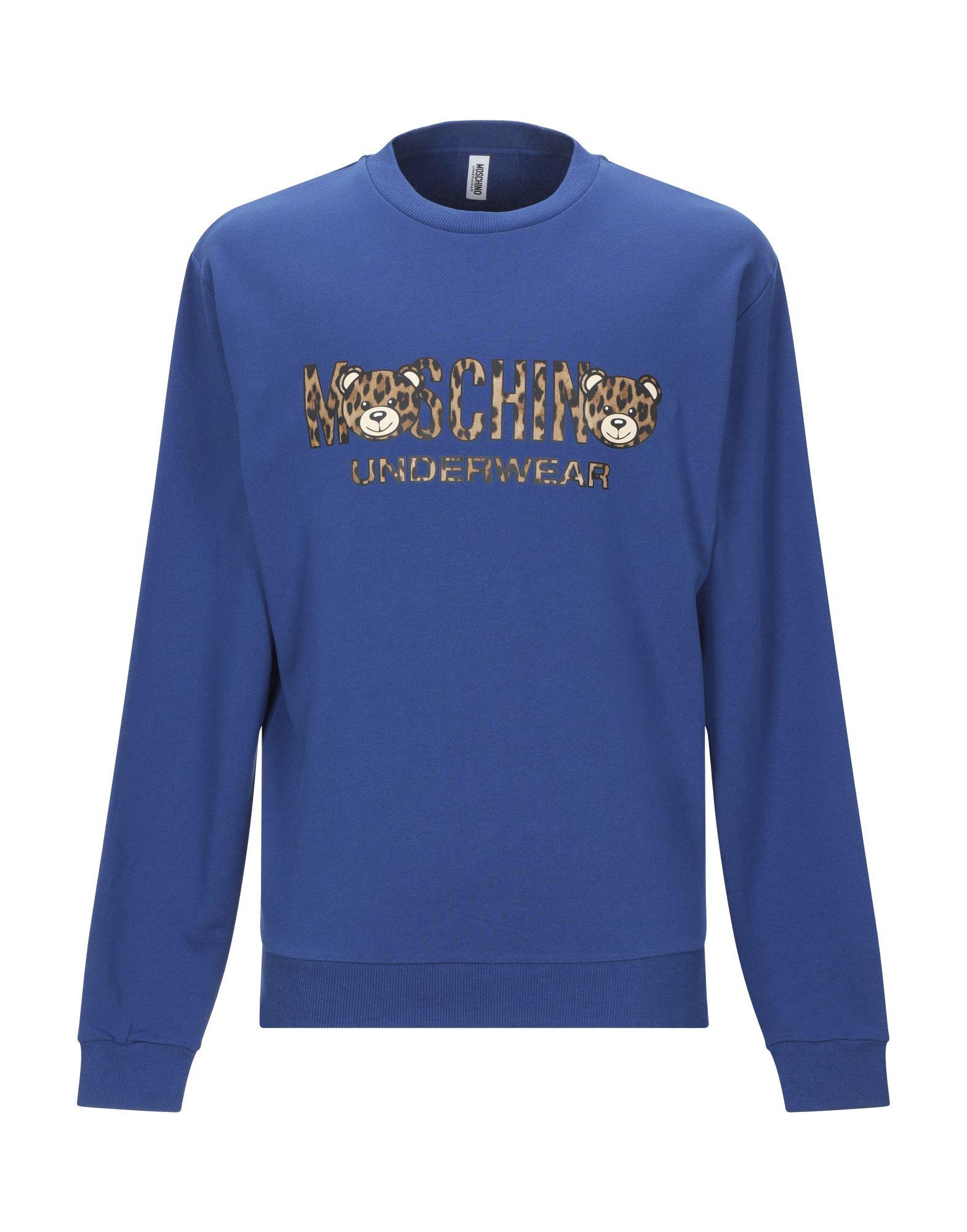 Moschino Fleece Intimate Knitwear in Blue for Men - Lyst