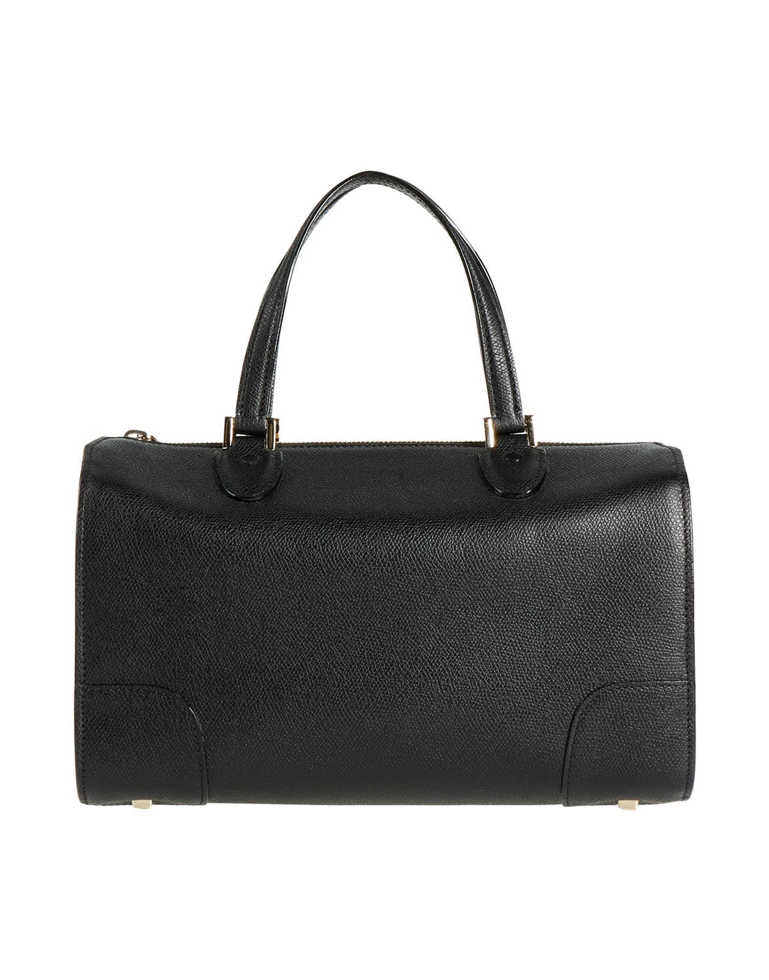 Valextra Babila Small -- Handbag Calfskin in Black | Lyst Australia
