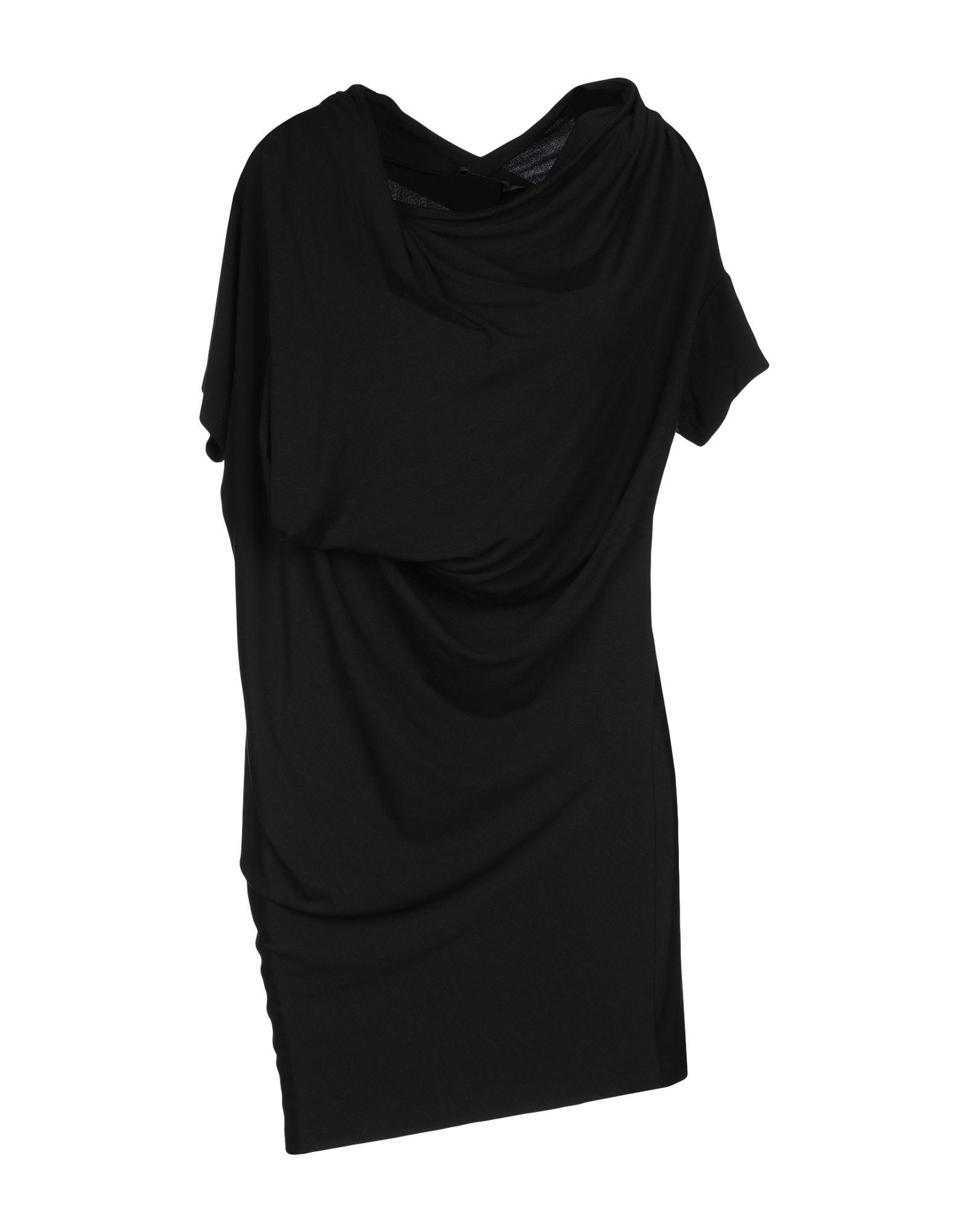 Donna Karan Synthetic T-shirt in Black - Lyst