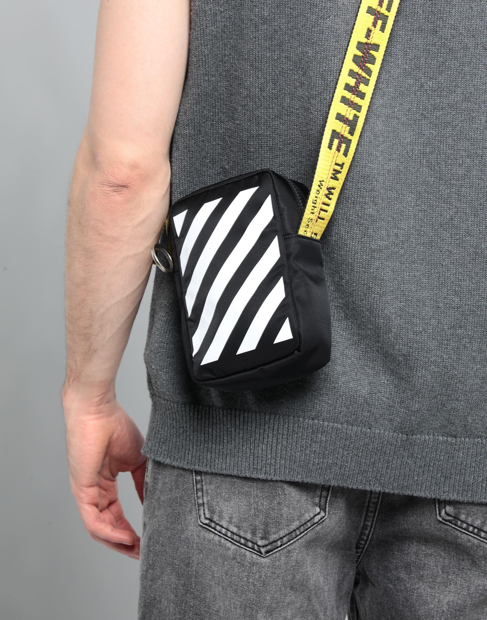 Off-White c/o Virgil Abloh Logo Strap Cross-body Bag in Black for Men