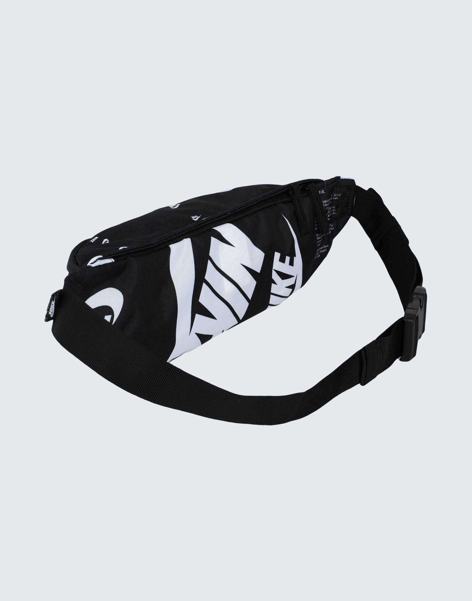 Nike 1L Heritage Waistpack / Bum Bag - Black/White