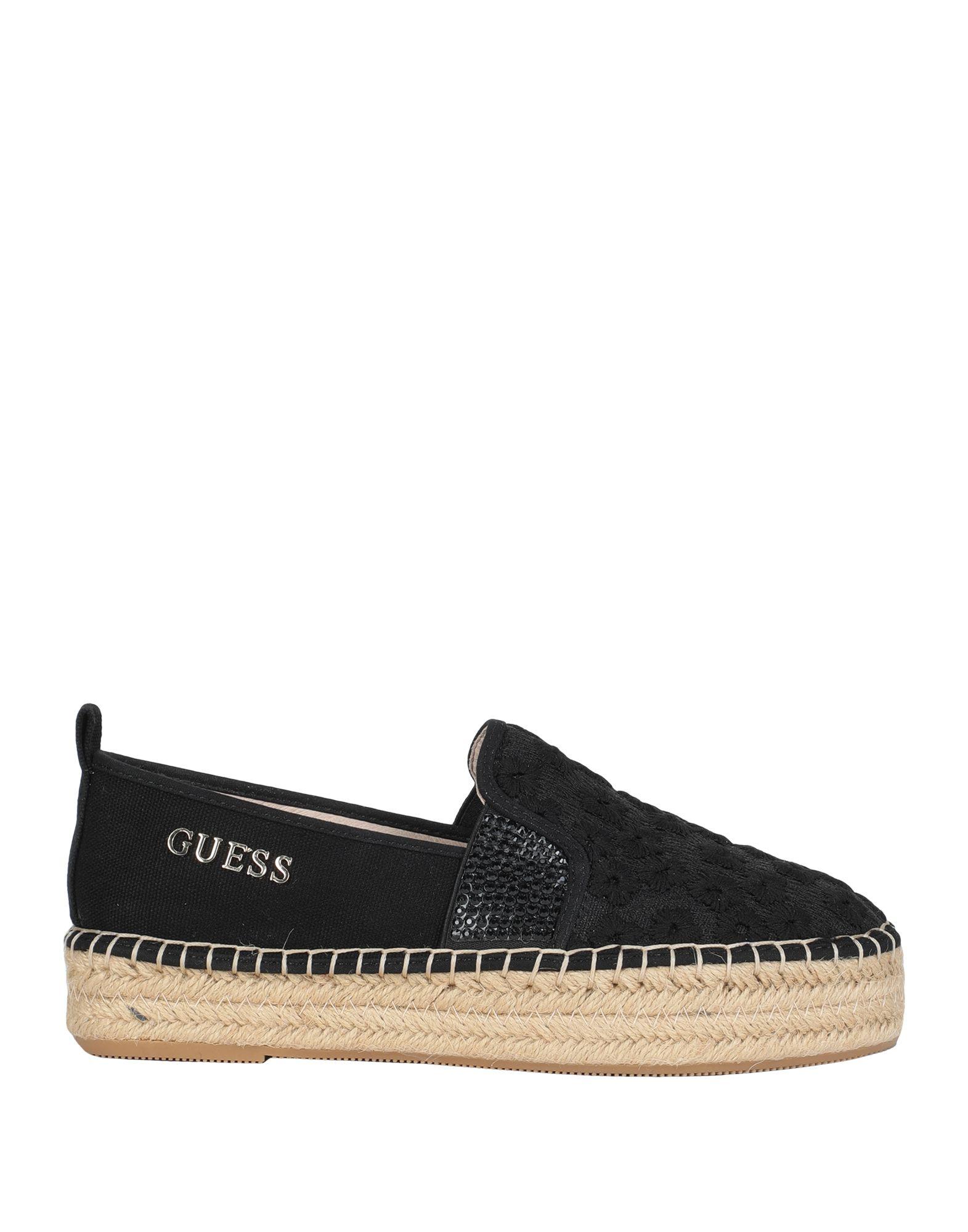 Guess Canvas Espadrilles in Black - Lyst