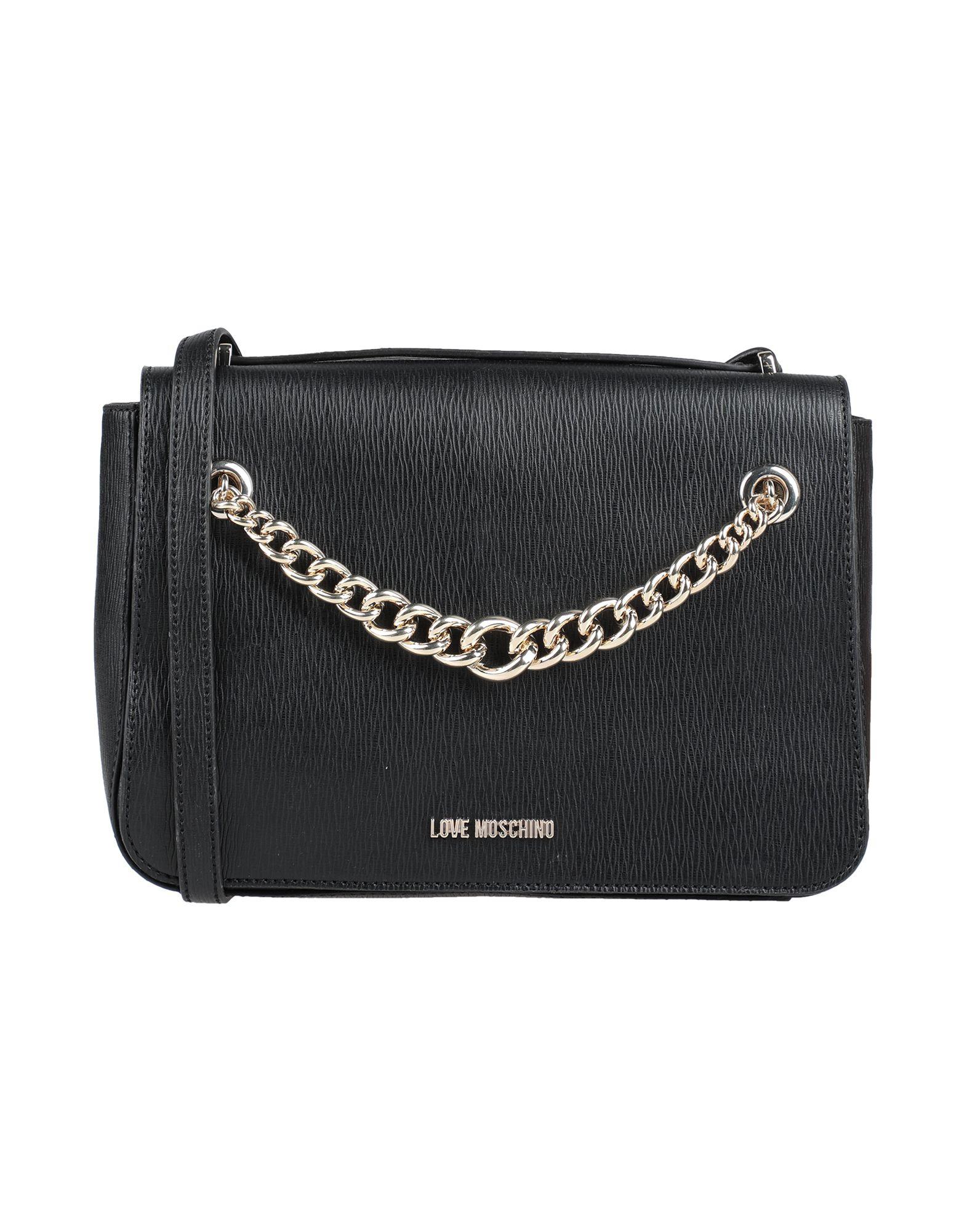 love moschino cross body bag black
