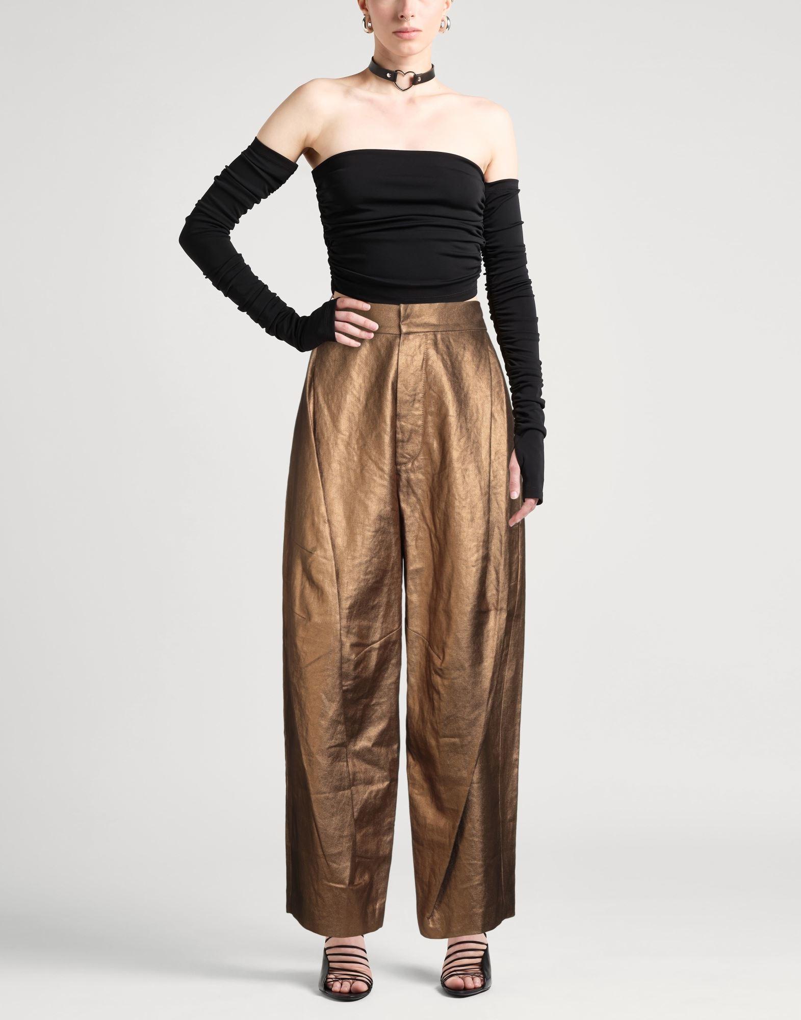 パンツ UMA WANG Women Straight Pants UP3011 UW087GREY RED Green Uma Wang Straight-leg pants for Women | Online Sale up to 79