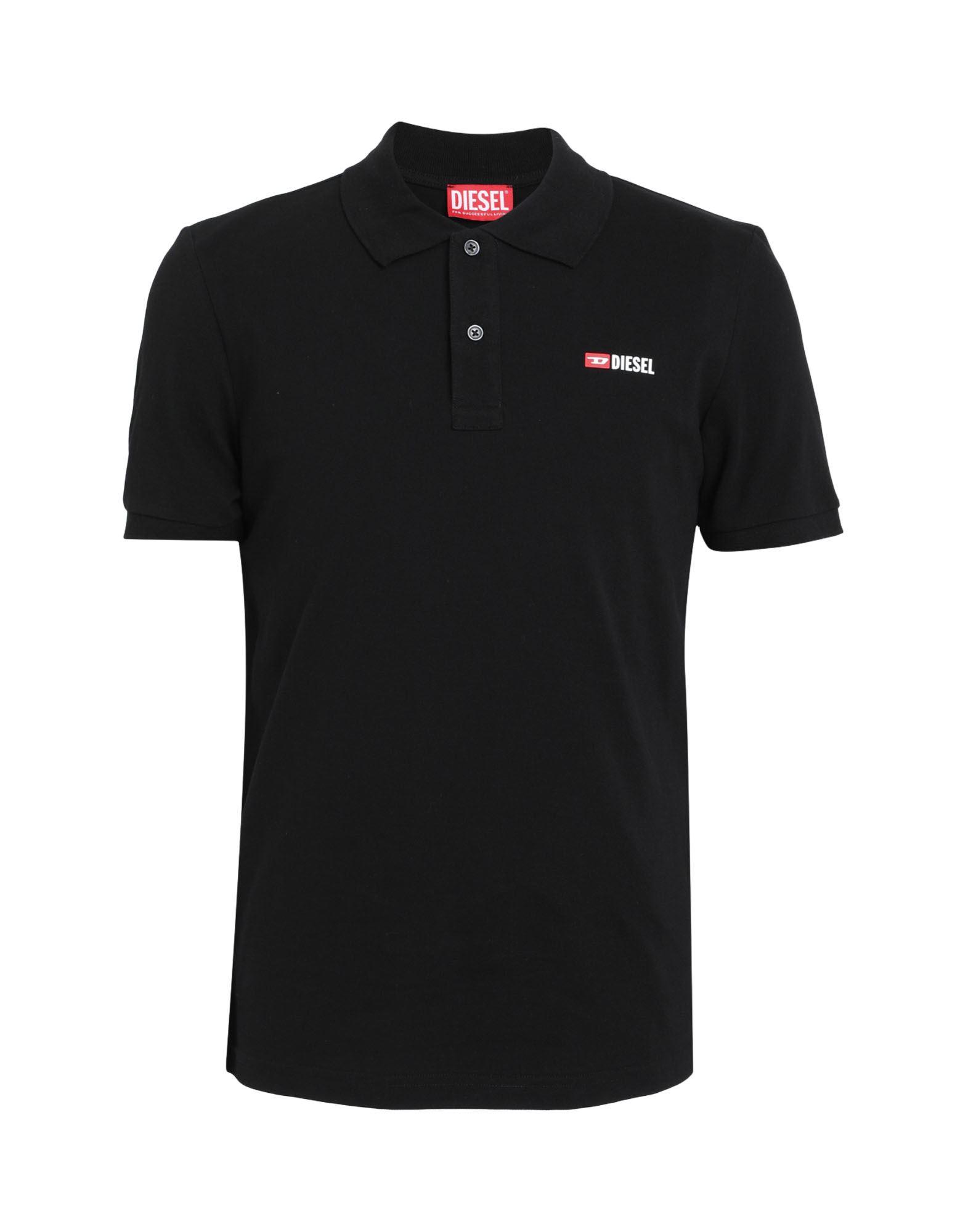 DIESEL Polo Shirt in Black for Men | Lyst