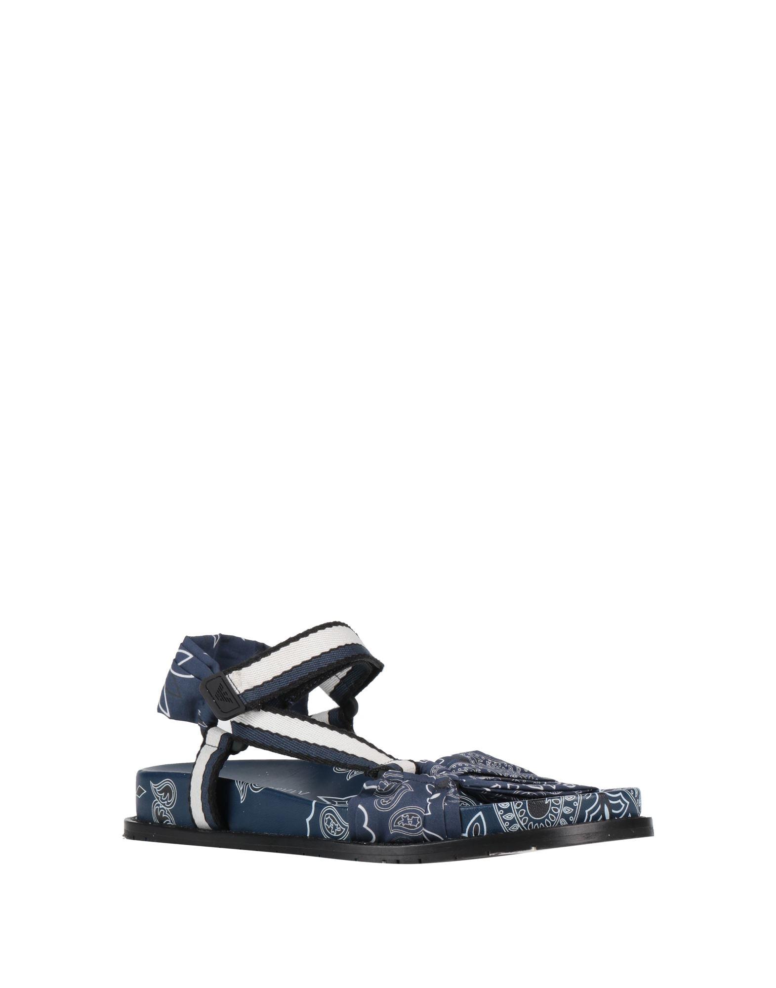 Emporio Armani Sandals in Blue | Lyst