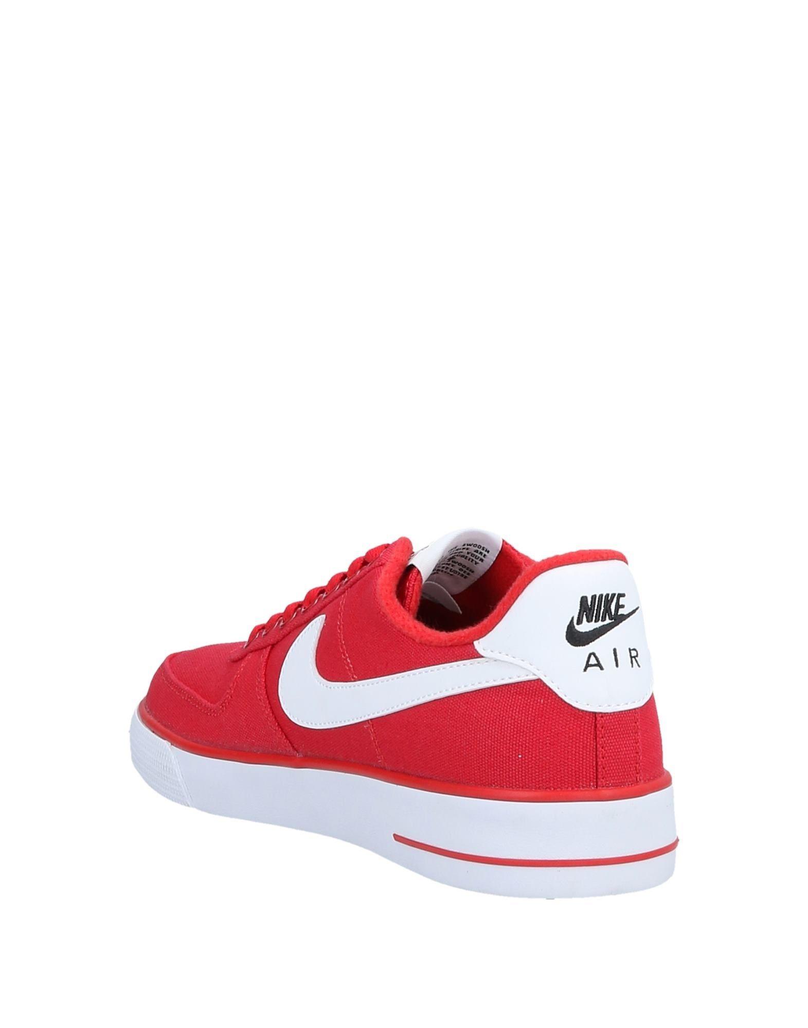 Nike Canvas Low-tops & Sneakers in Red for Men - Lyst