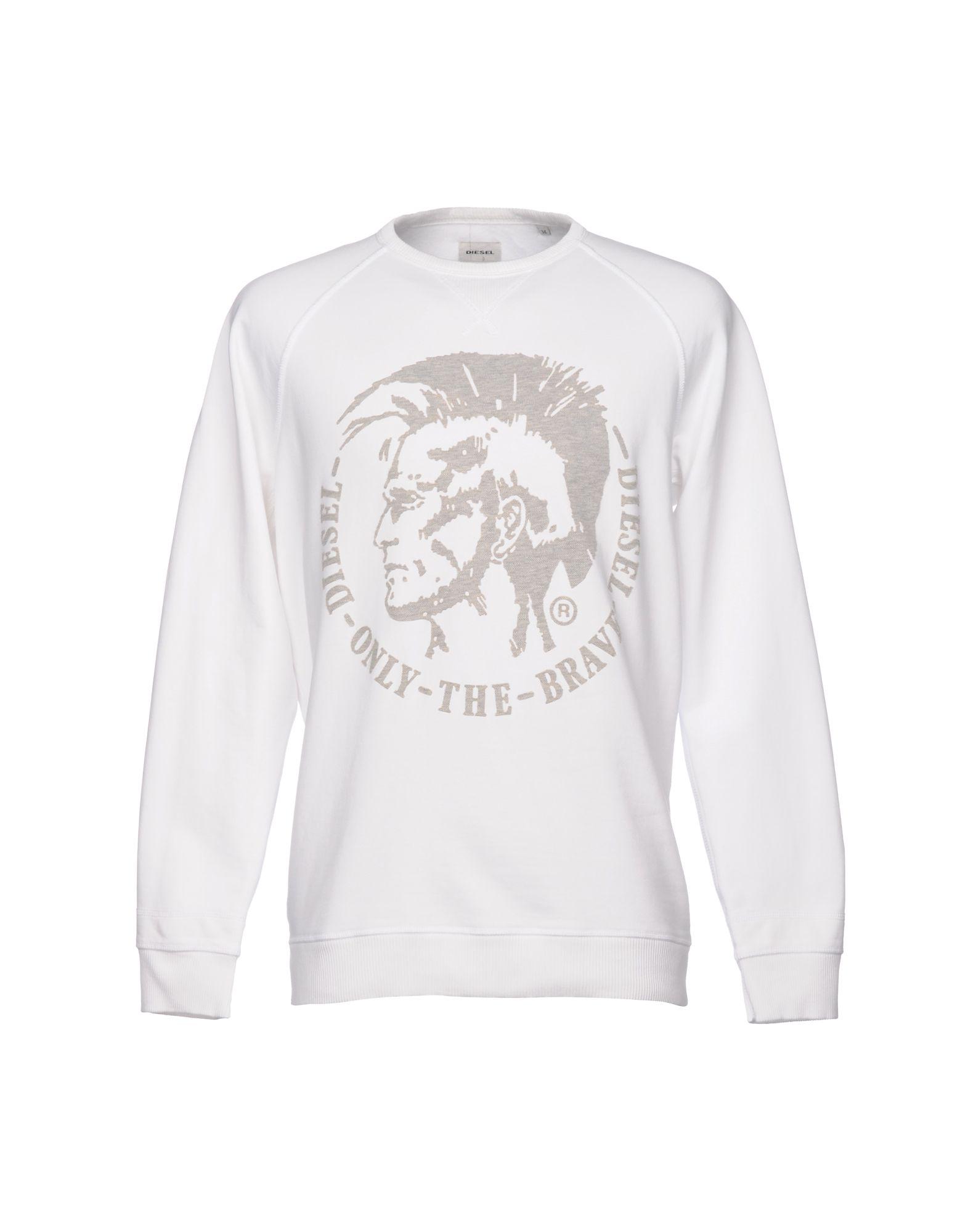diesel white sweatshirt