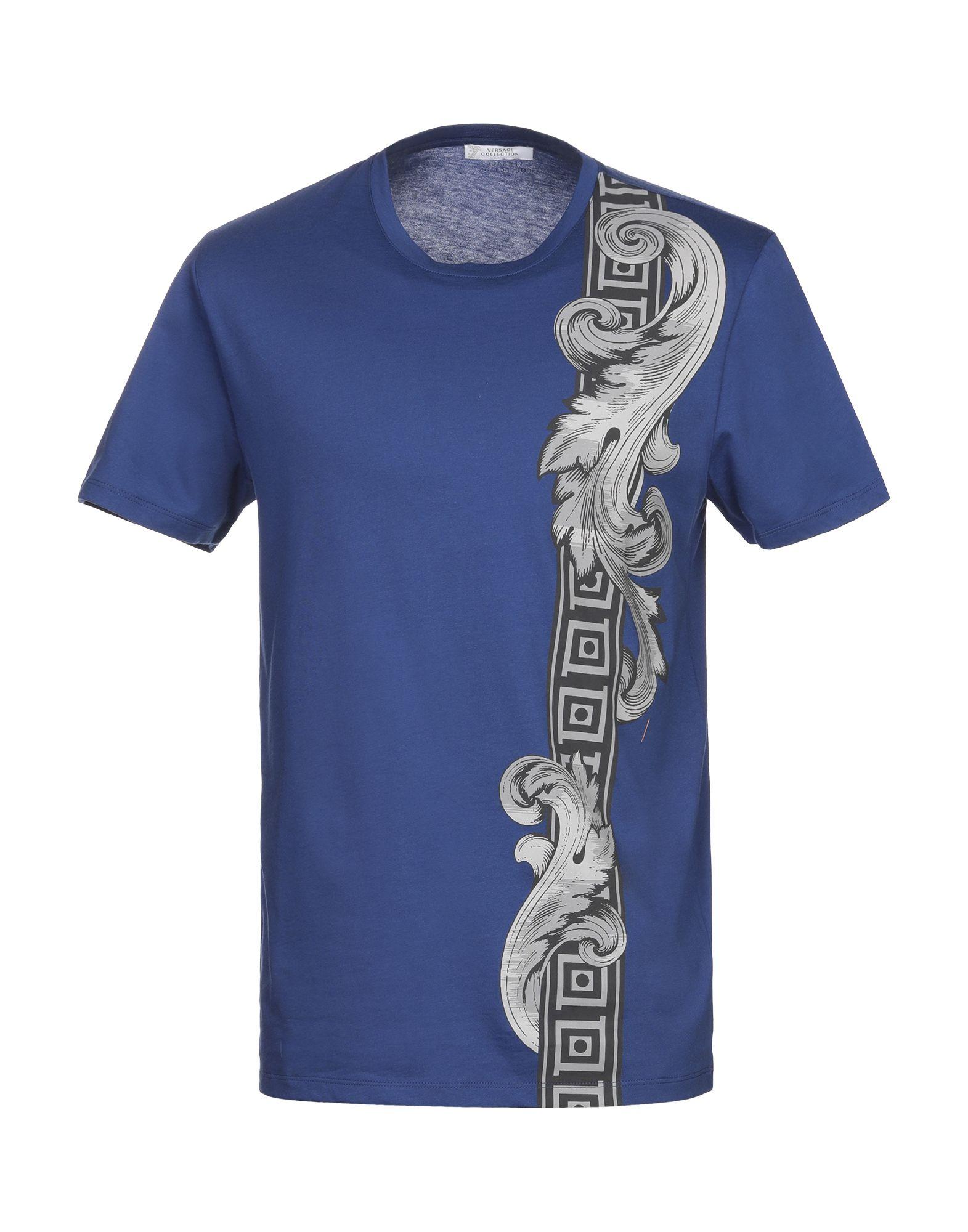 blue versace shirt