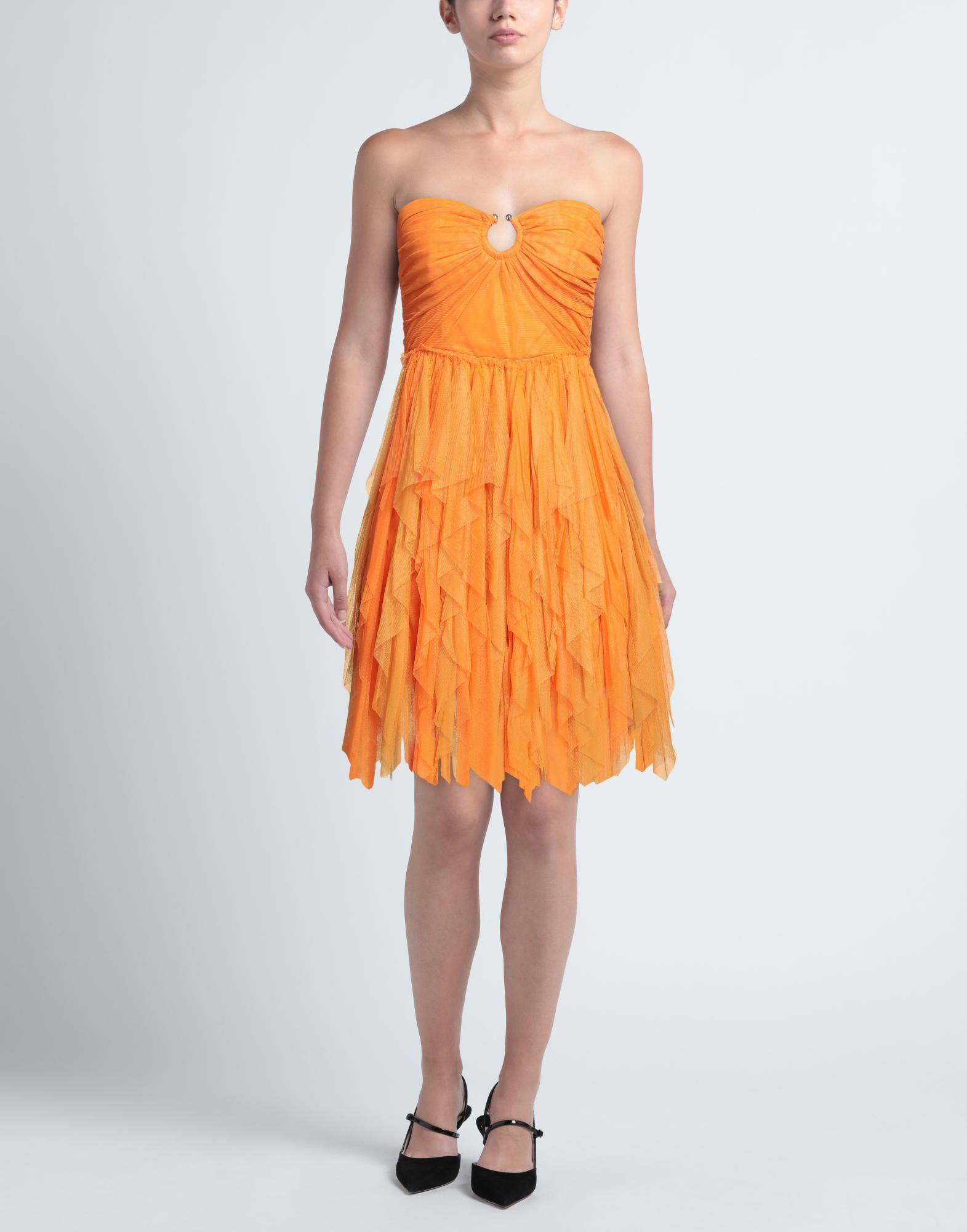open lace back dress Women's Santana Mini Dress Orange in Size Medium by Outcast main image 1