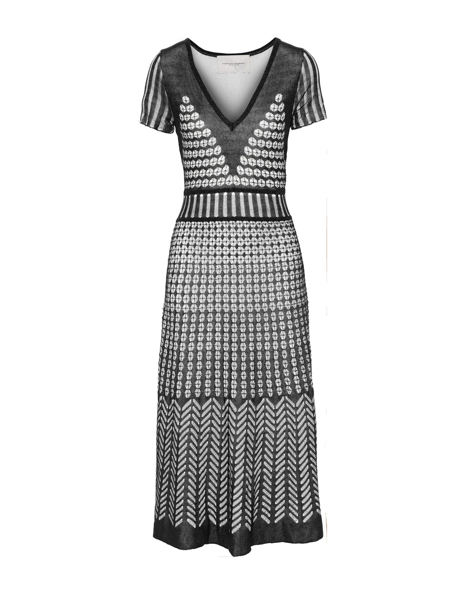 carolina herrera black dress