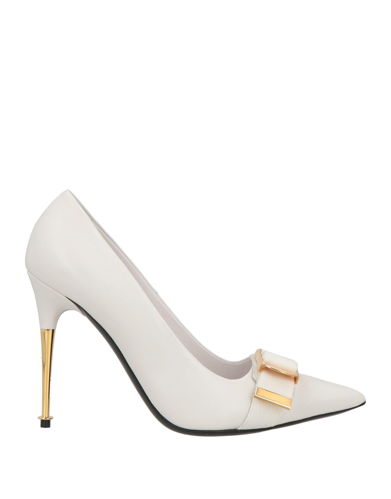 パンプス Tom Ford White Pumps With Delicate Slingback Tom Ford Whitney patent leather slingback pumps TOM FORD